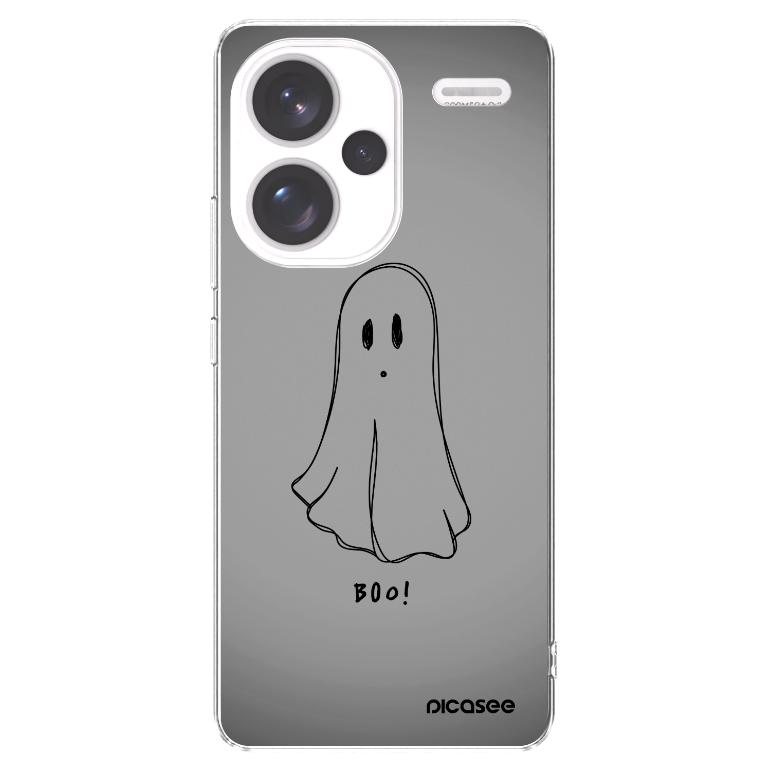 Picasee silikónový prehľadný obal pre Xiaomi Redmi Note 13 Pro+ 5G - Ghost