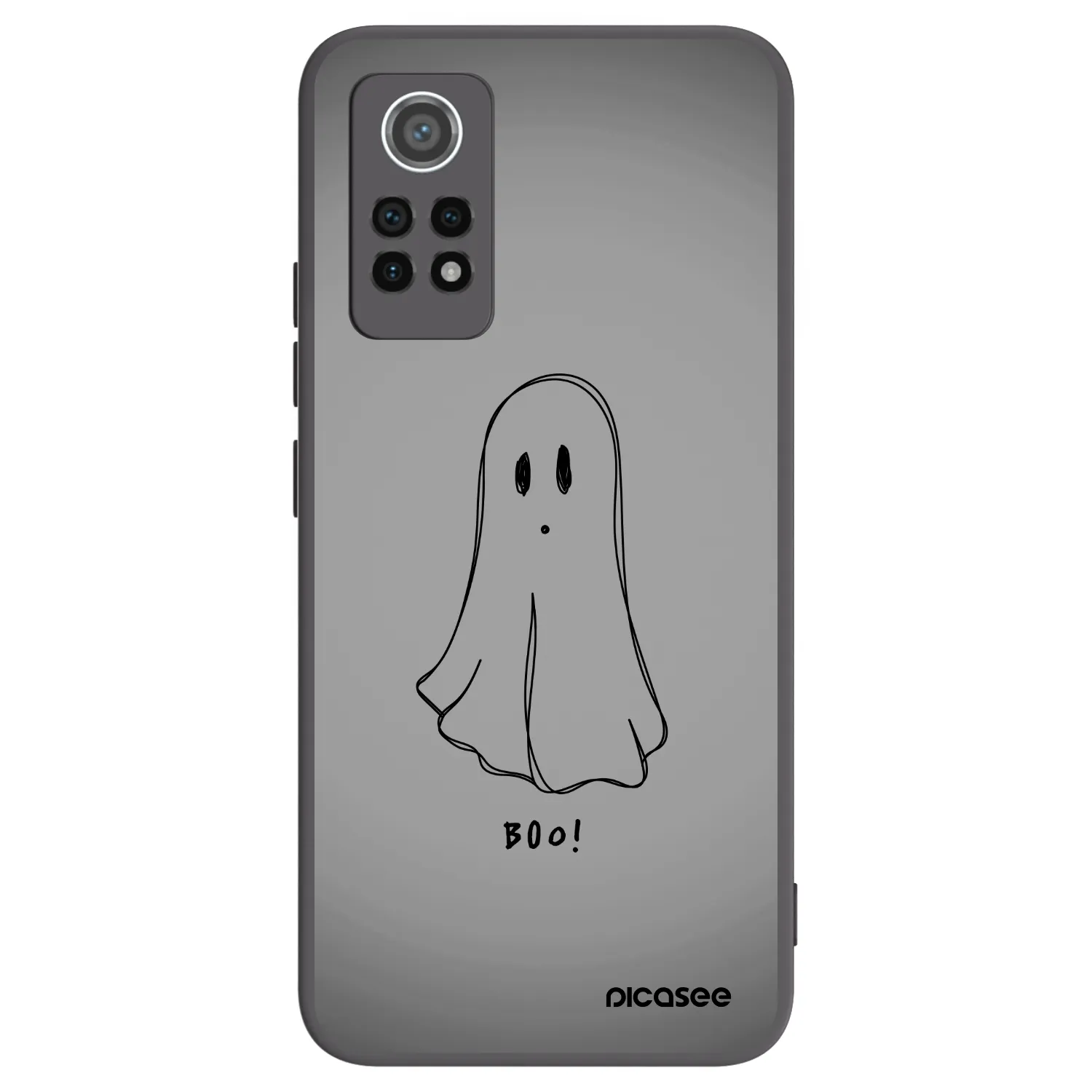 Picasee silikónový čierny obal pre Xiaomi Redmi Note 12 Pro 4G - Ghost