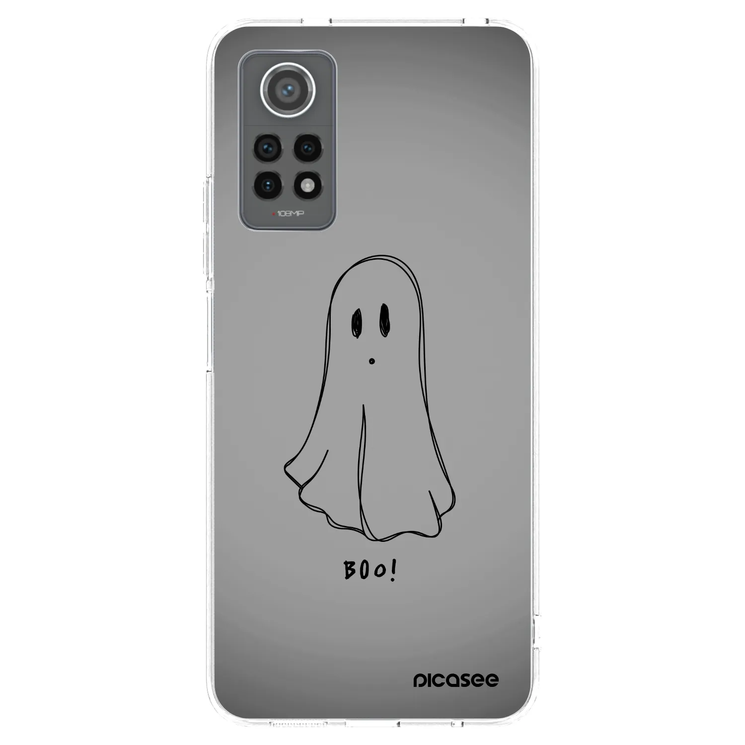 Picasee silikónový prehľadný obal pre Xiaomi Redmi Note 12 Pro 4G - Ghost