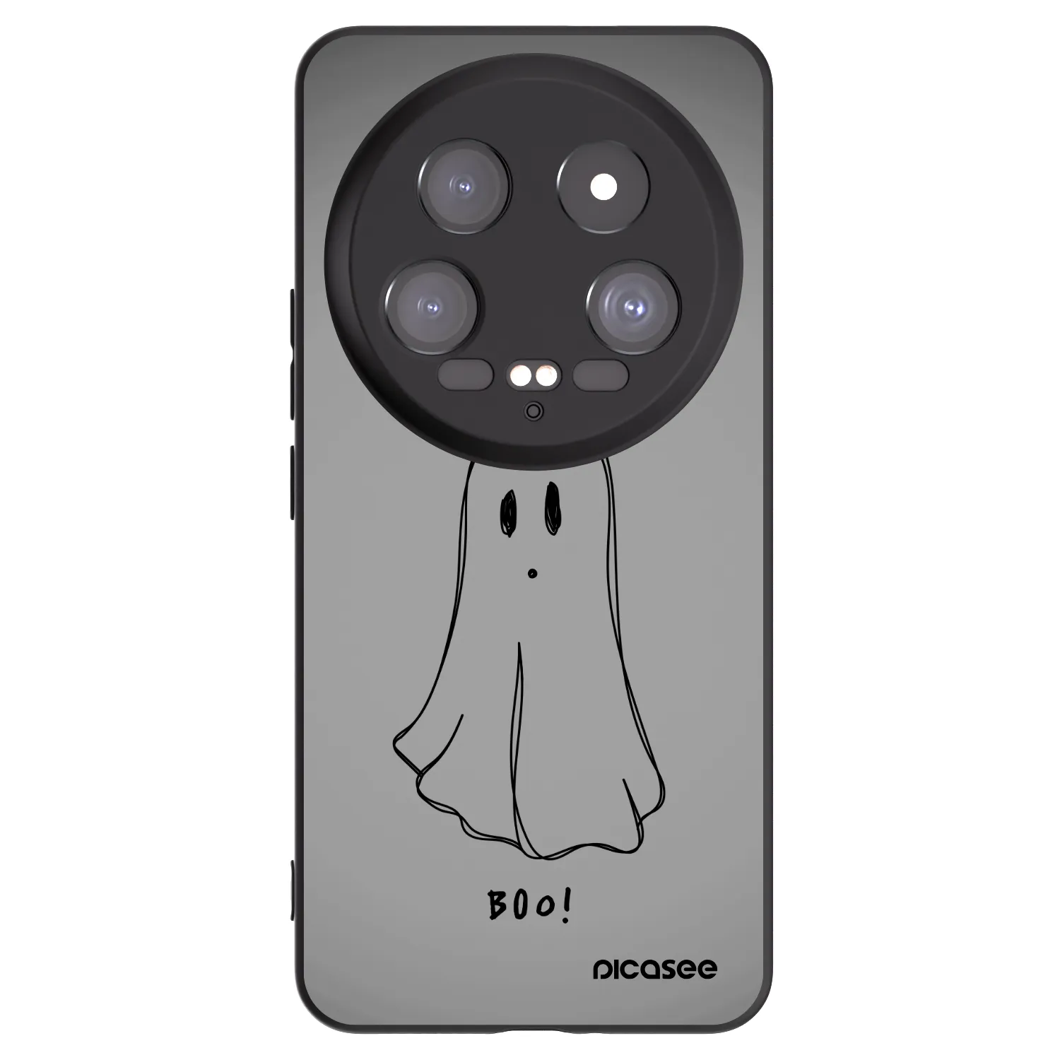 Picasee silikónový čierny obal pre Xiaomi 14 Ultra - Ghost