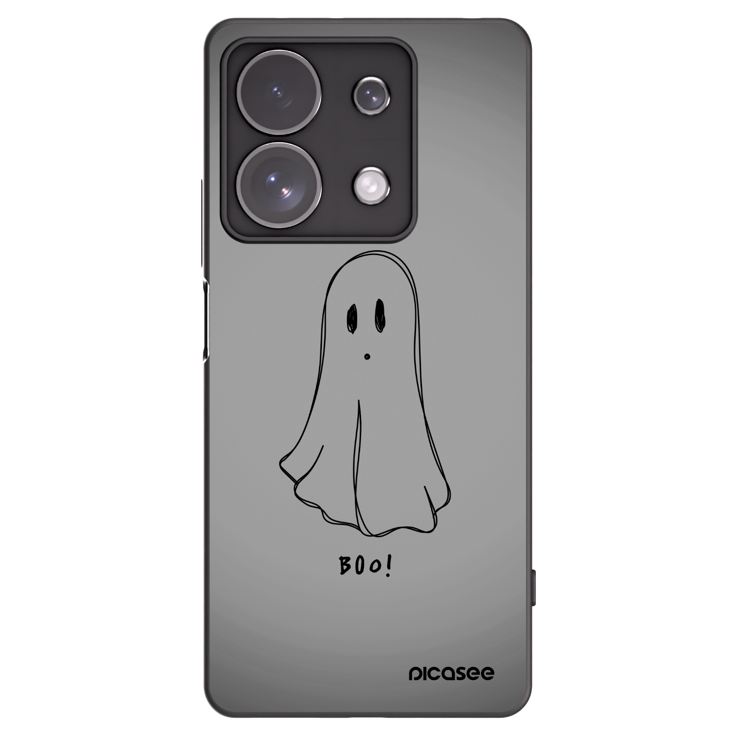 Picasee silikónový čierny obal pre Xiaomi Redmi Note 13 Pro 4G - Ghost