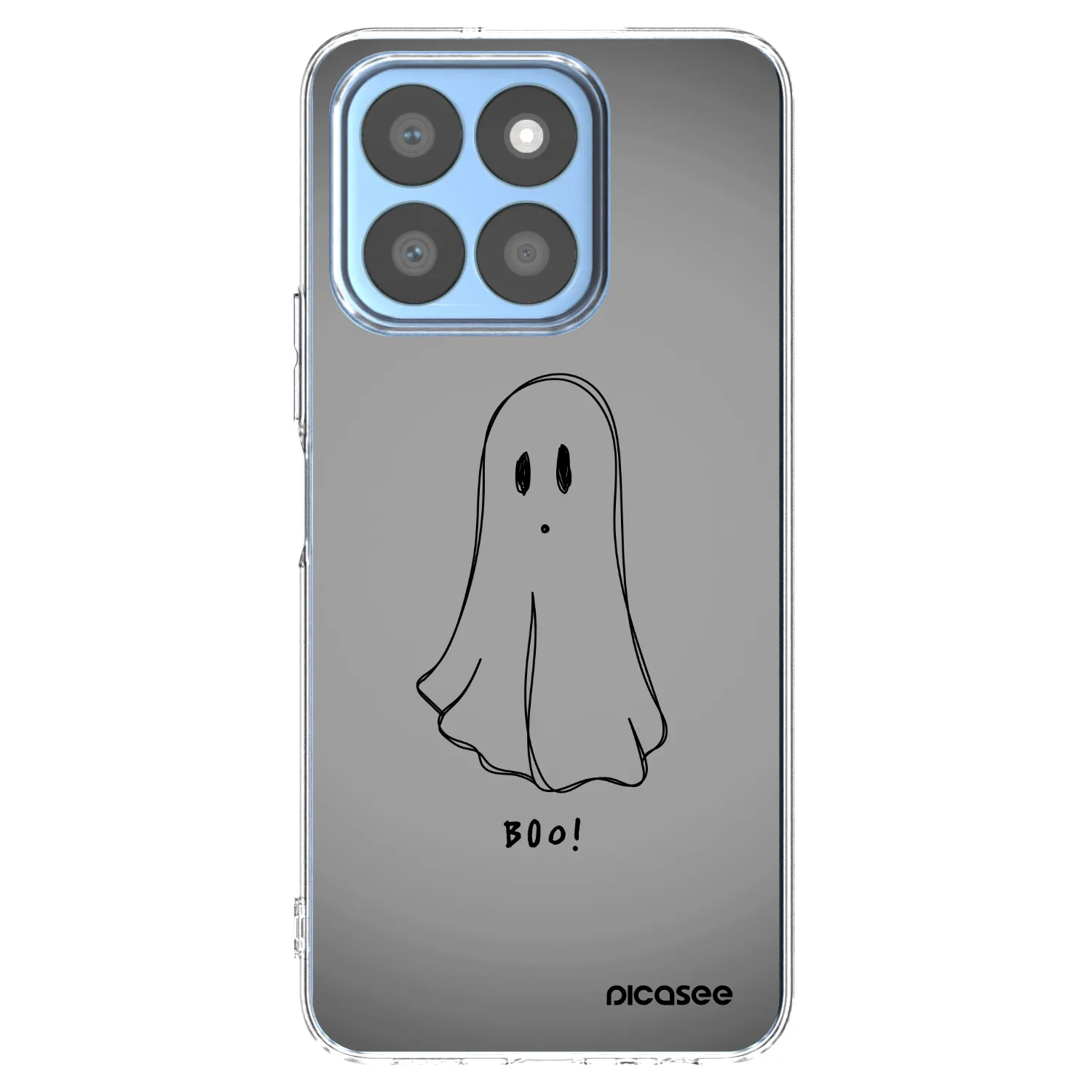Picasee silikónový prehľadný obal pre Honor X8b - Ghost