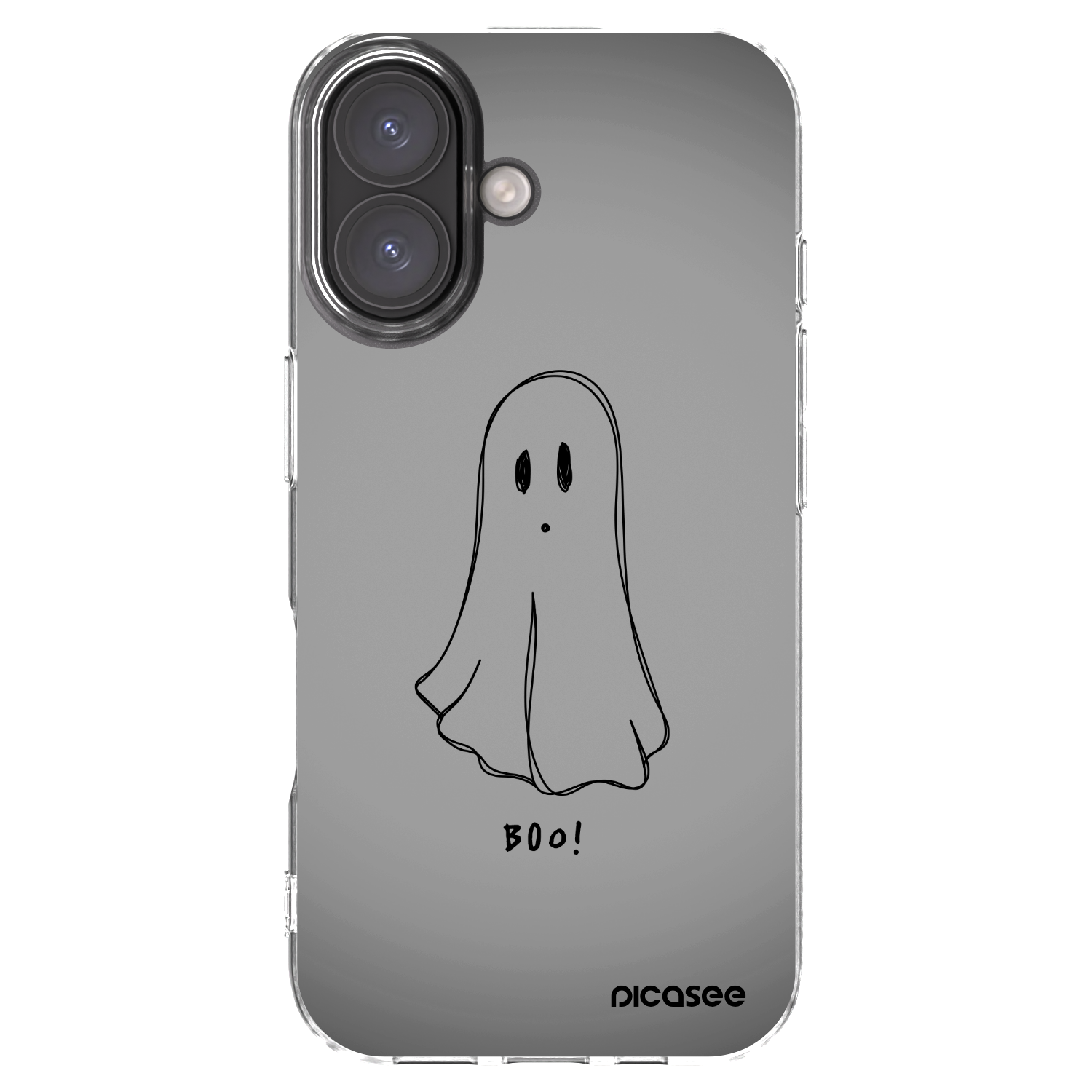 Picasee silikónový prehľadný obal pre Apple iPhone 16 - Ghost