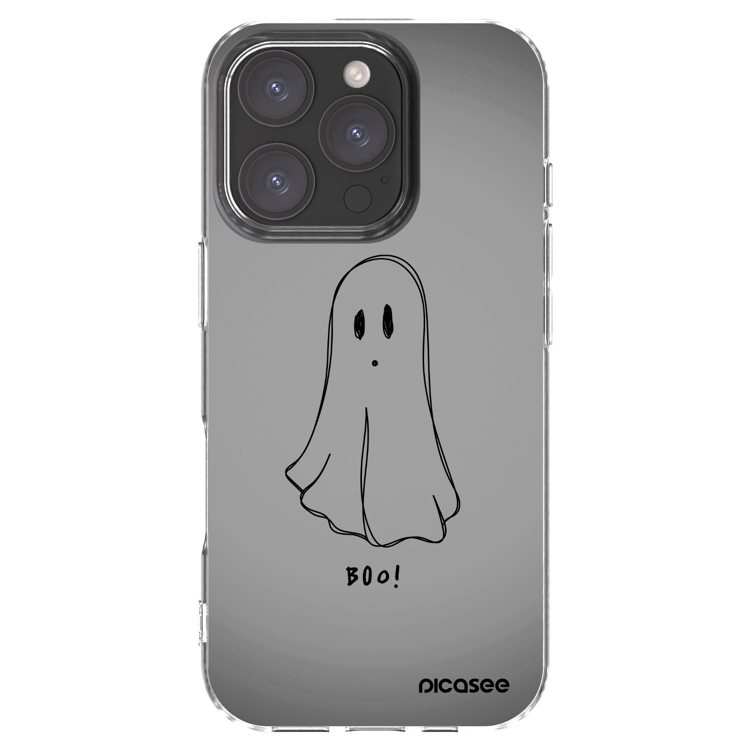 Picasee silikónový prehľadný obal pre Apple iPhone 16 Pro - Ghost