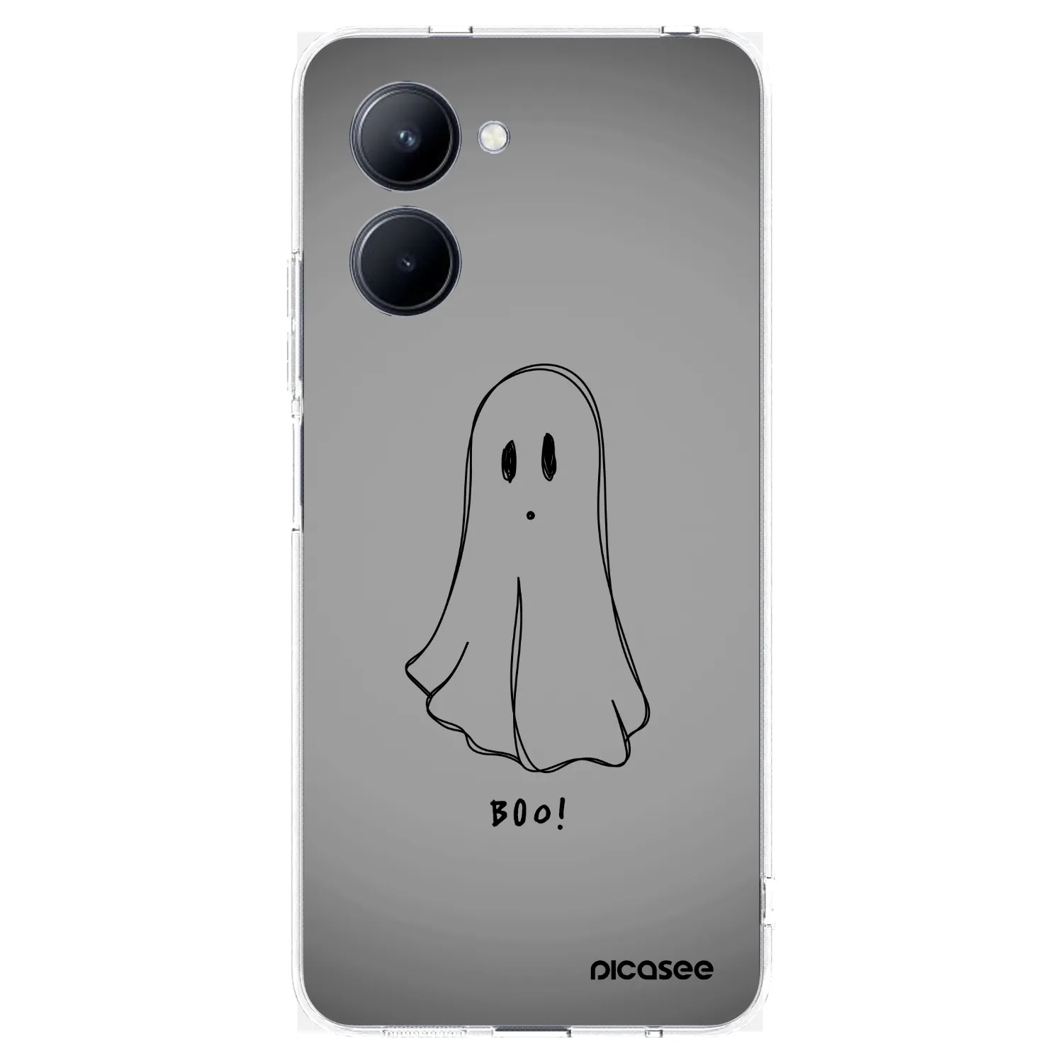 Picasee silikónový prehľadný obal pre Realme C33 (2023) - Ghost