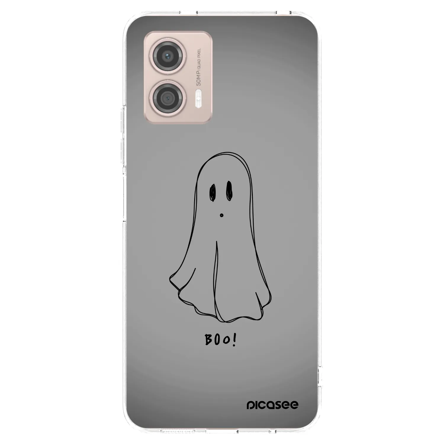 Picasee silikónový prehľadný obal pre Motorola Moto G53 5G - Ghost