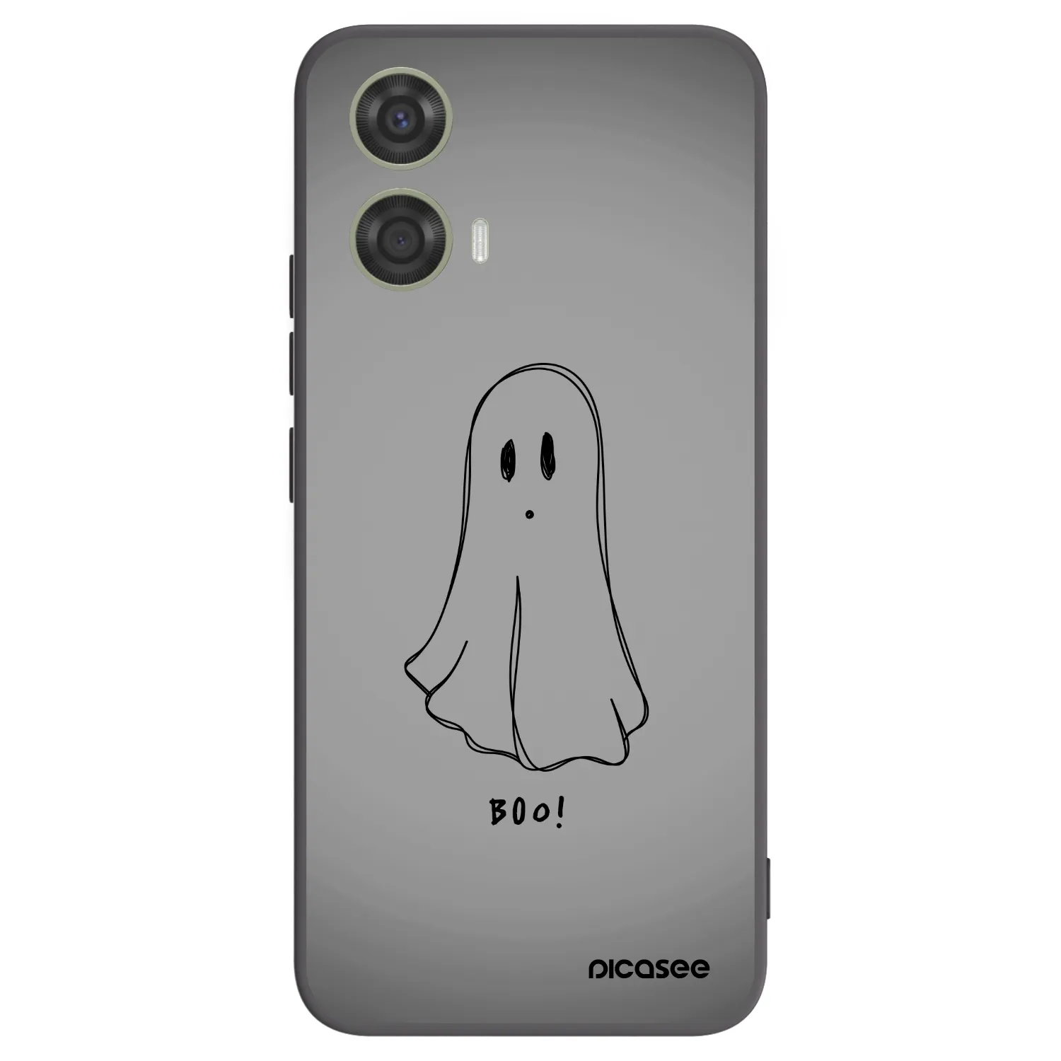 Picasee silikónový čierny obal pre Motorola Moto G24 - Ghost