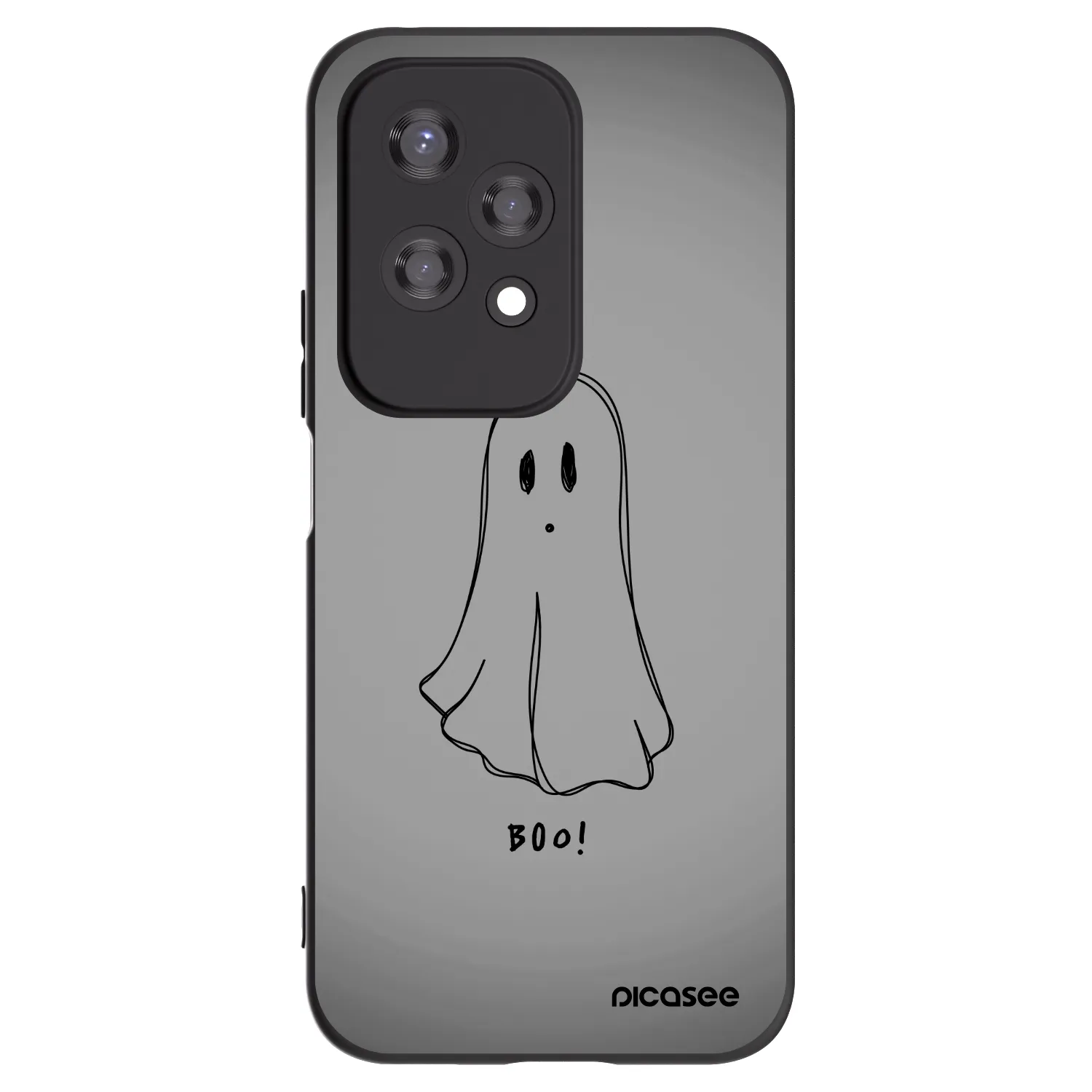 Picasee silikónový čierny obal pre Honor 200 Lite - Ghost