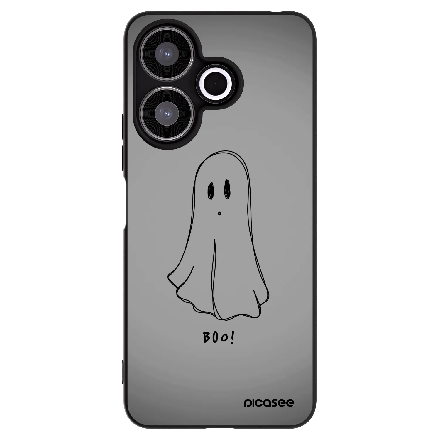 Picasee silikónový čierny obal pre Xiaomi Redmi 13 4G - Ghost