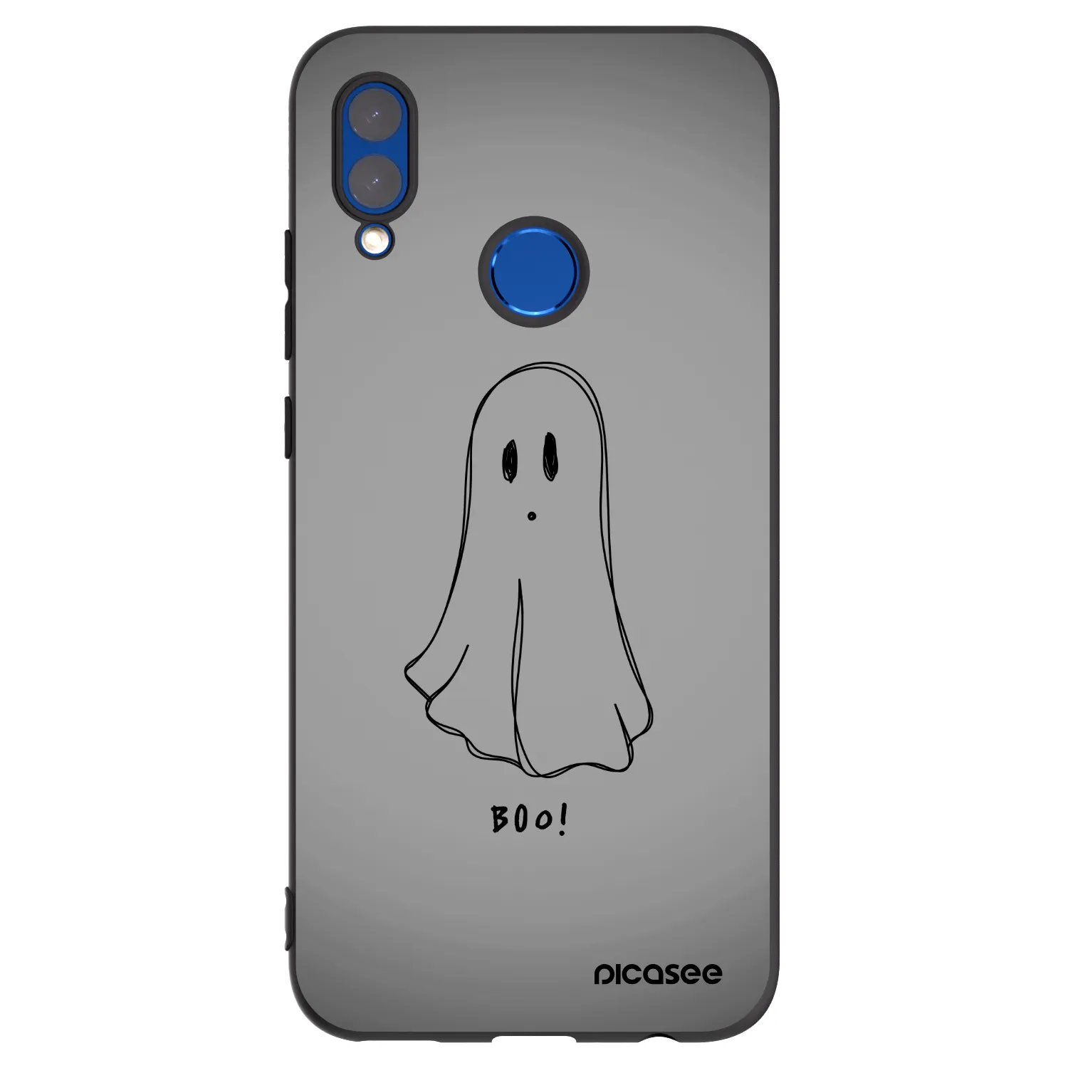 Picasee silikónový čierny obal pre Honor 10 Lite - Ghost