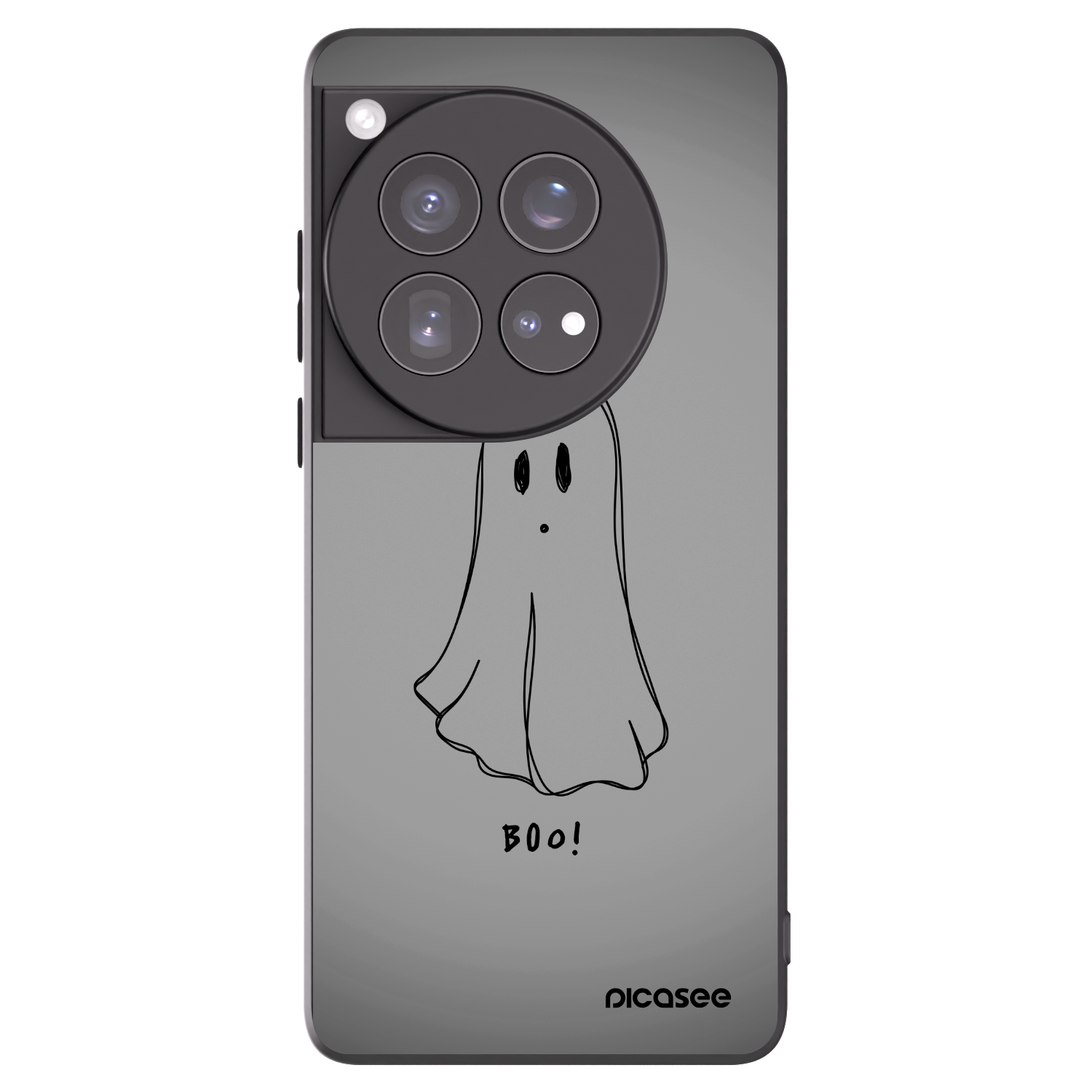 Picasee silikónový čierny obal pre OnePlus 12 5G - Ghost