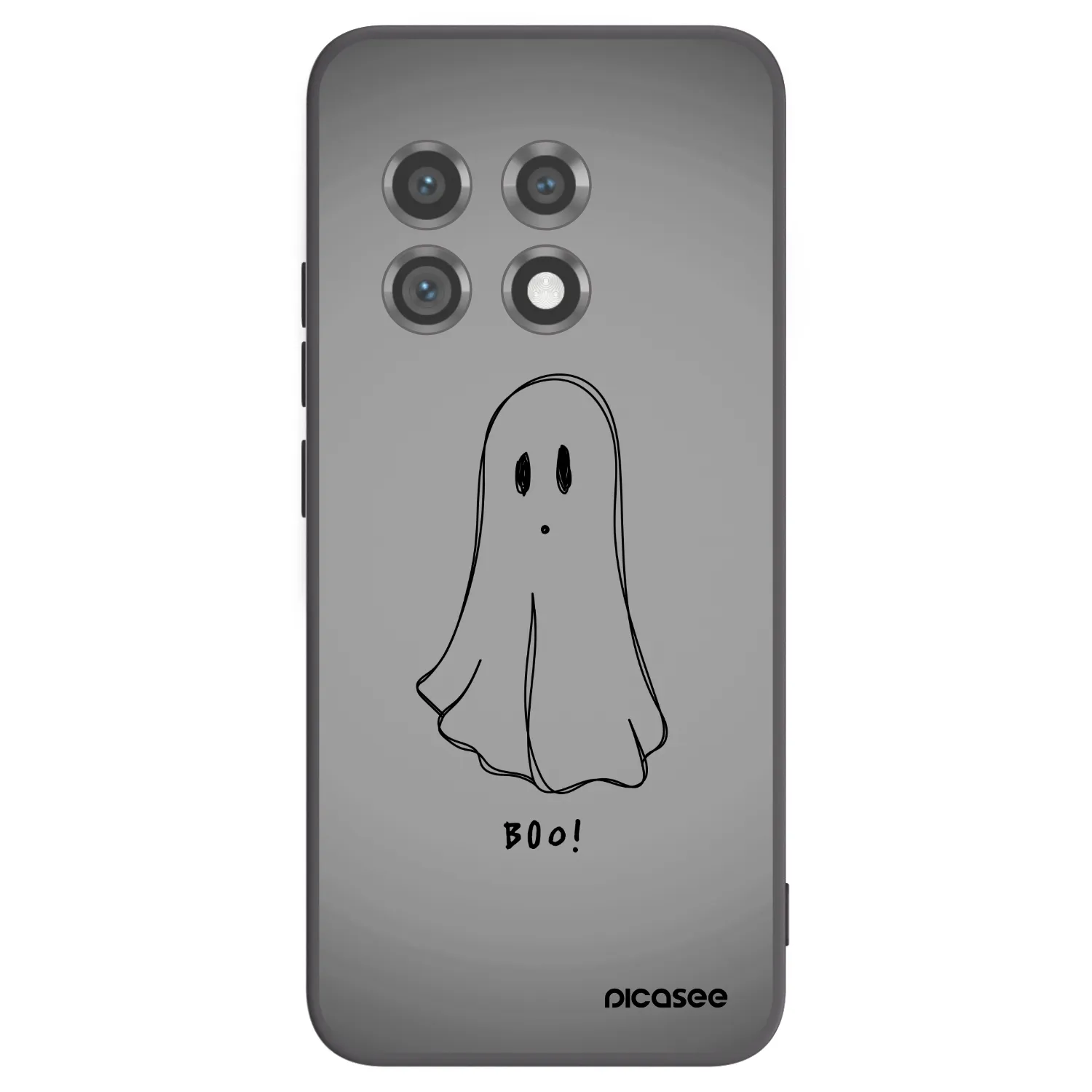 Picasee silikónový čierny obal pre OnePlus 11 5G - Ghost