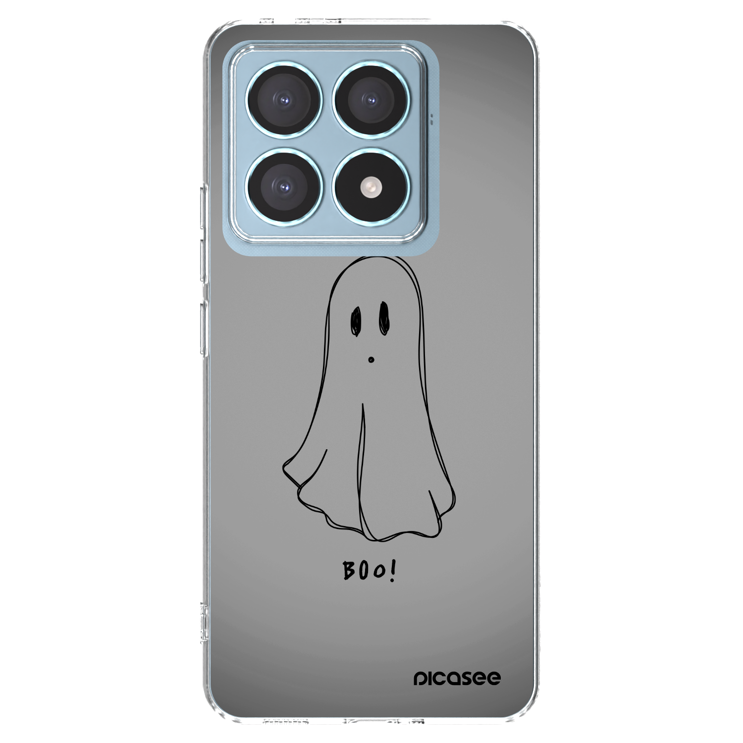 Picasee silikónový prehľadný obal pre Xiaomi 14T Pro - Ghost