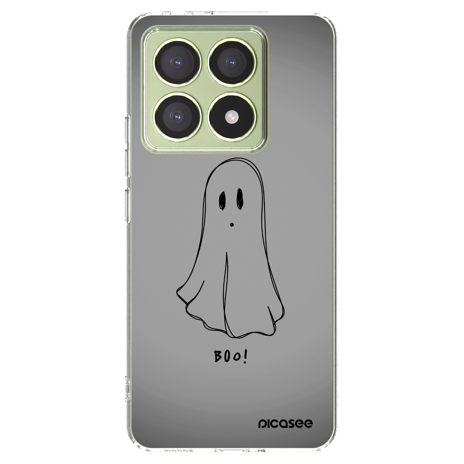Picasee silikónový prehľadný obal pre Xiaomi 14T - Ghost