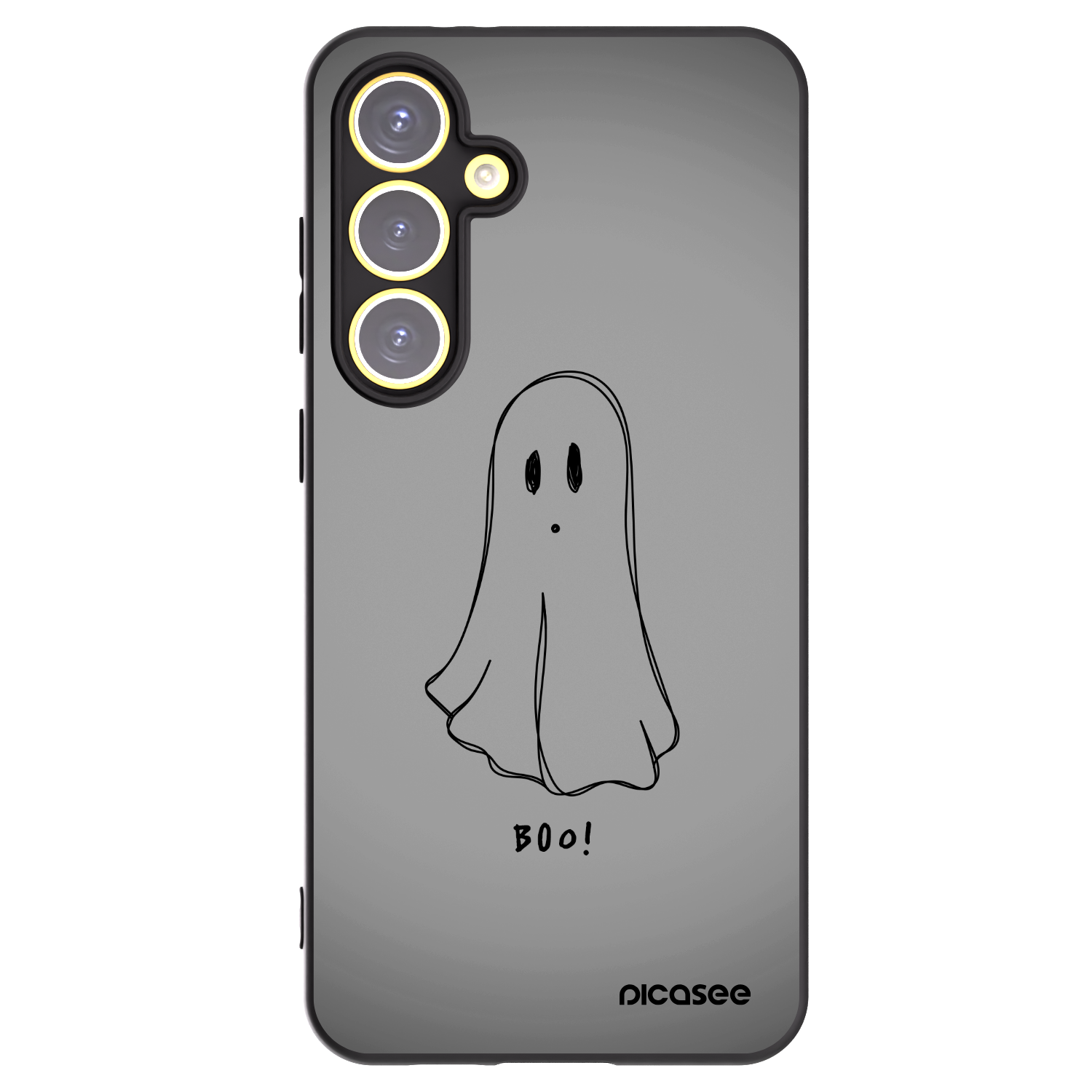 Picasee silikónový čierny obal pre Samsung Galaxy S24 FE S721B - Ghost