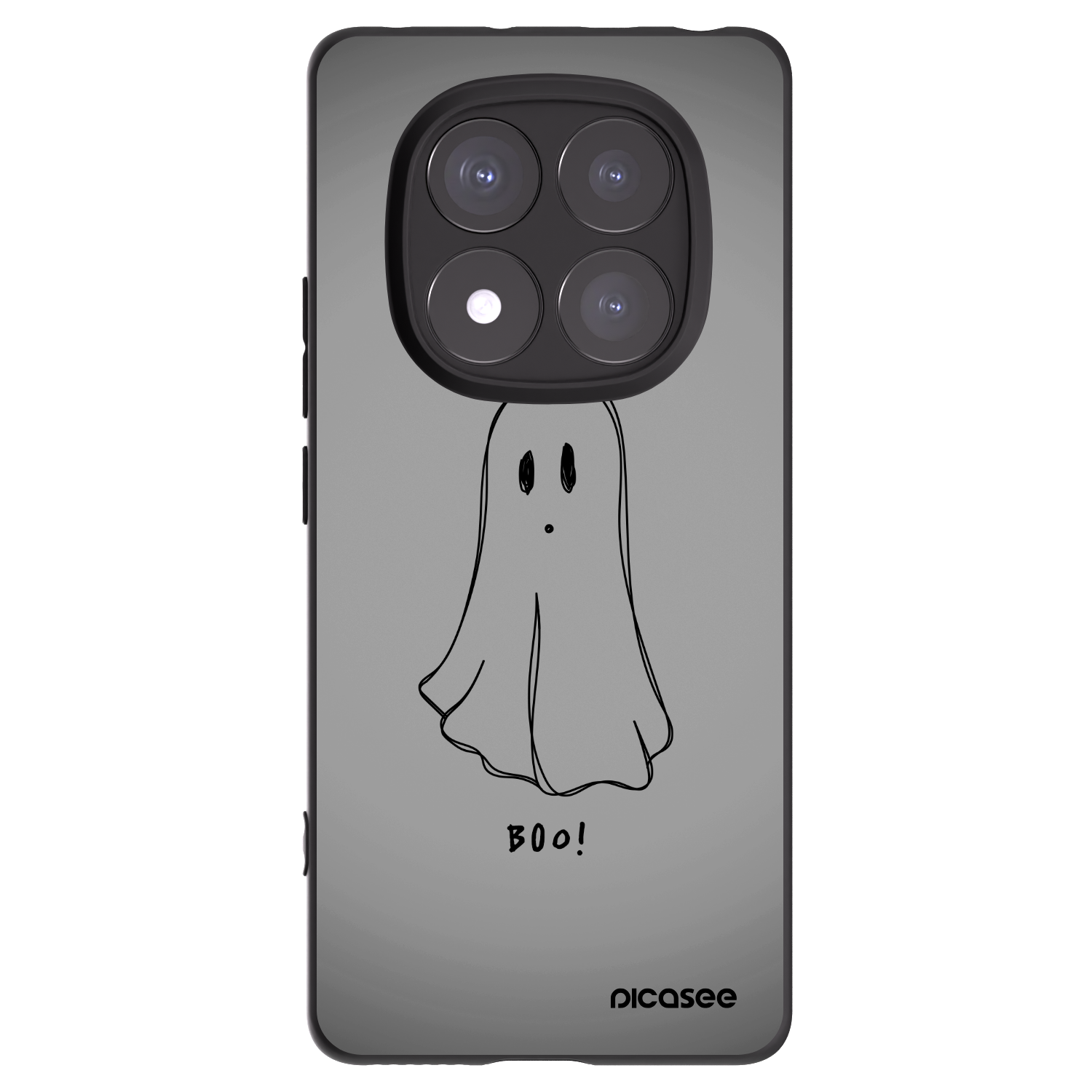 Picasee silikónový čierny obal pre Xiaomi Redmi Note 14 Pro+ 5G - Ghost