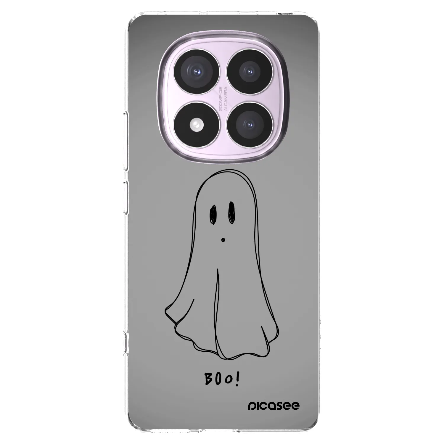 Picasee silikónový prehľadný obal pre Xiaomi Redmi Note 14 Pro 5G - Ghost