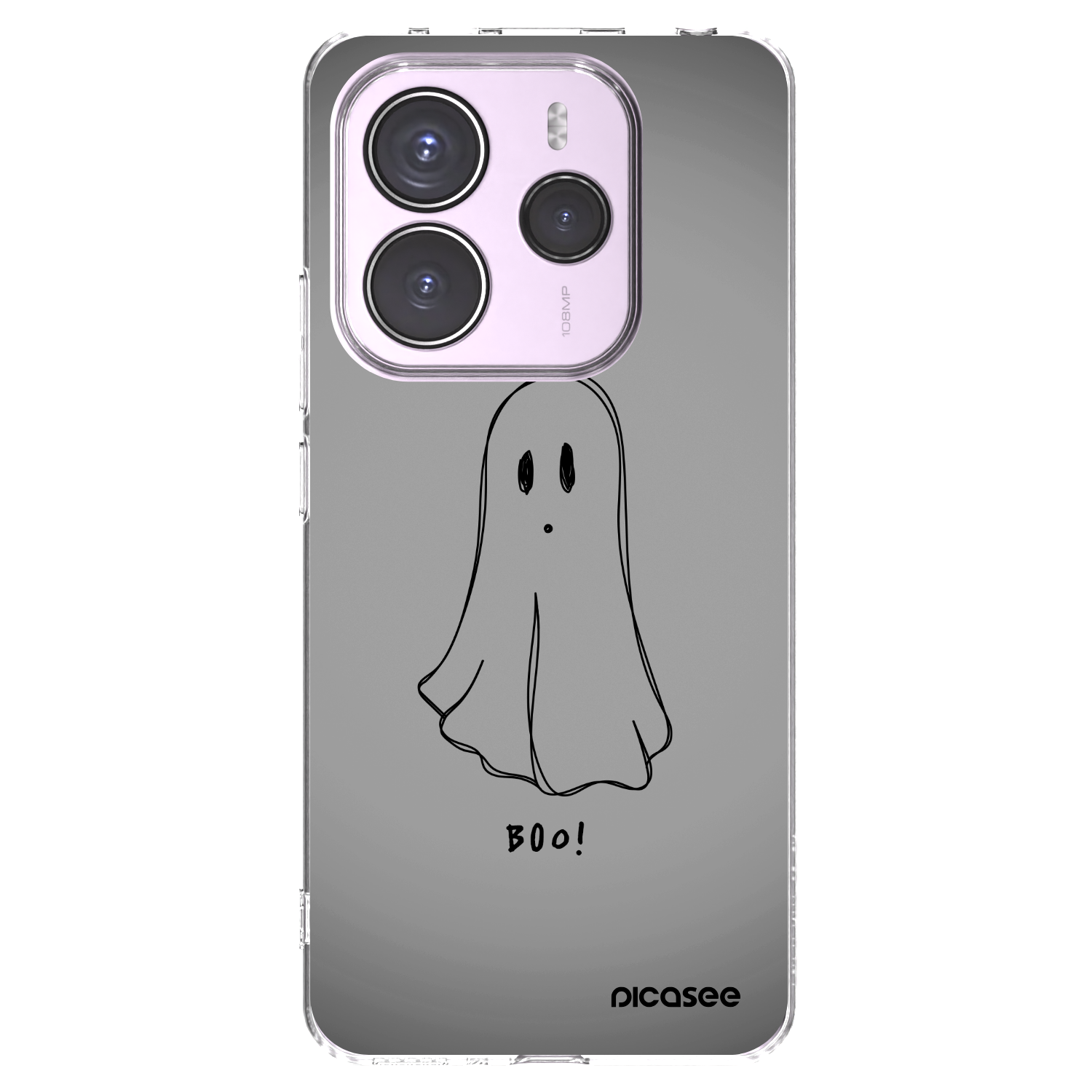 Picasee silikónový prehľadný obal pre Xiaomi Redmi Note 14 5G - Ghost