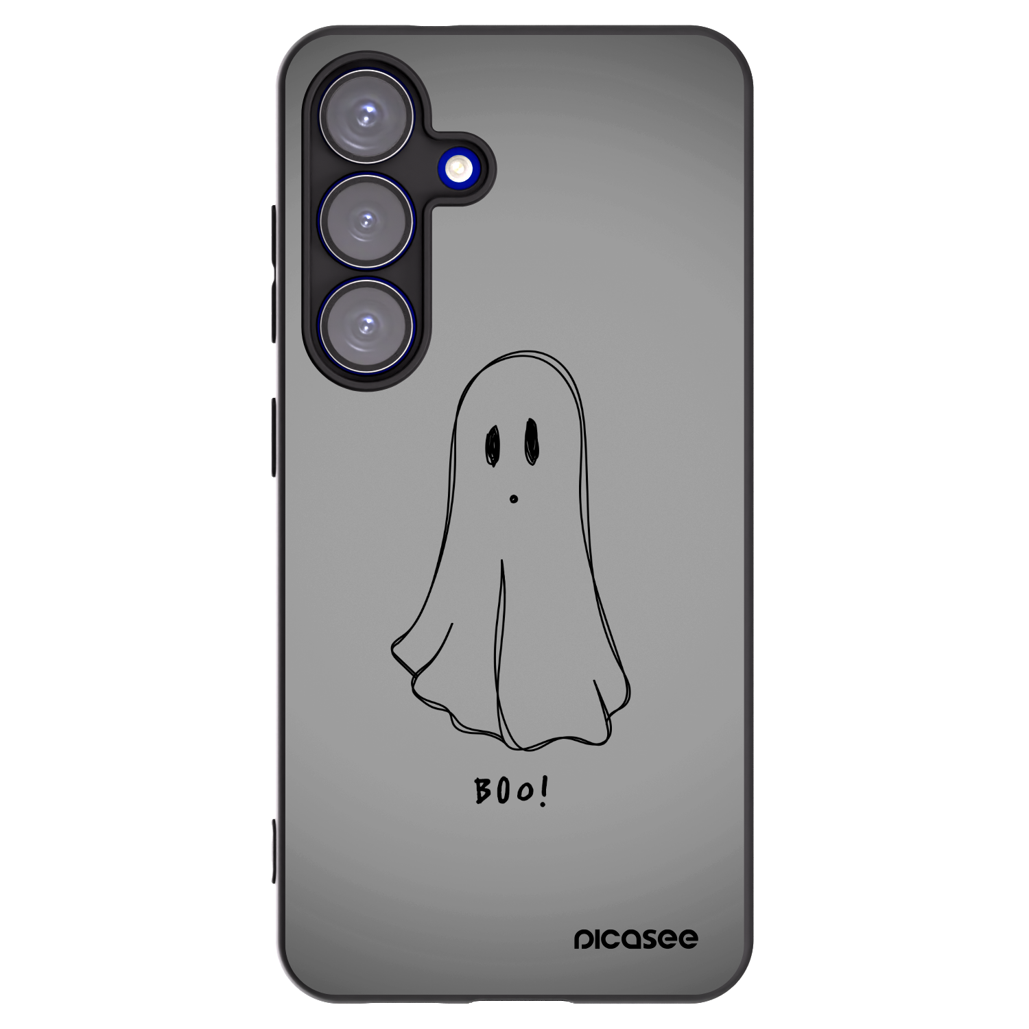 Picasee silikónový čierny obal pre Samsung Galaxy S25 5G - Ghost