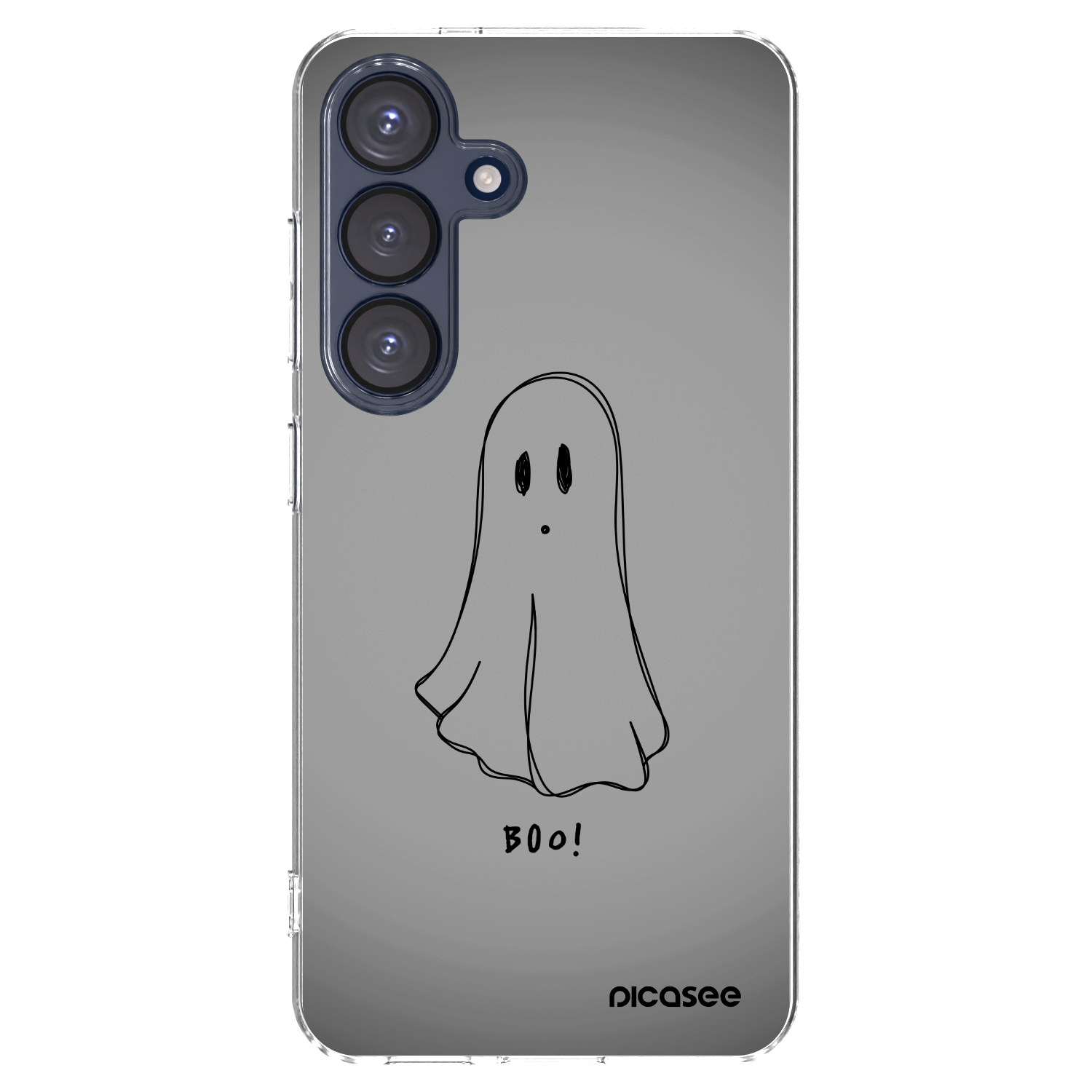 Picasee silikónový prehľadný obal pre Samsung Galaxy S25 5G - Ghost