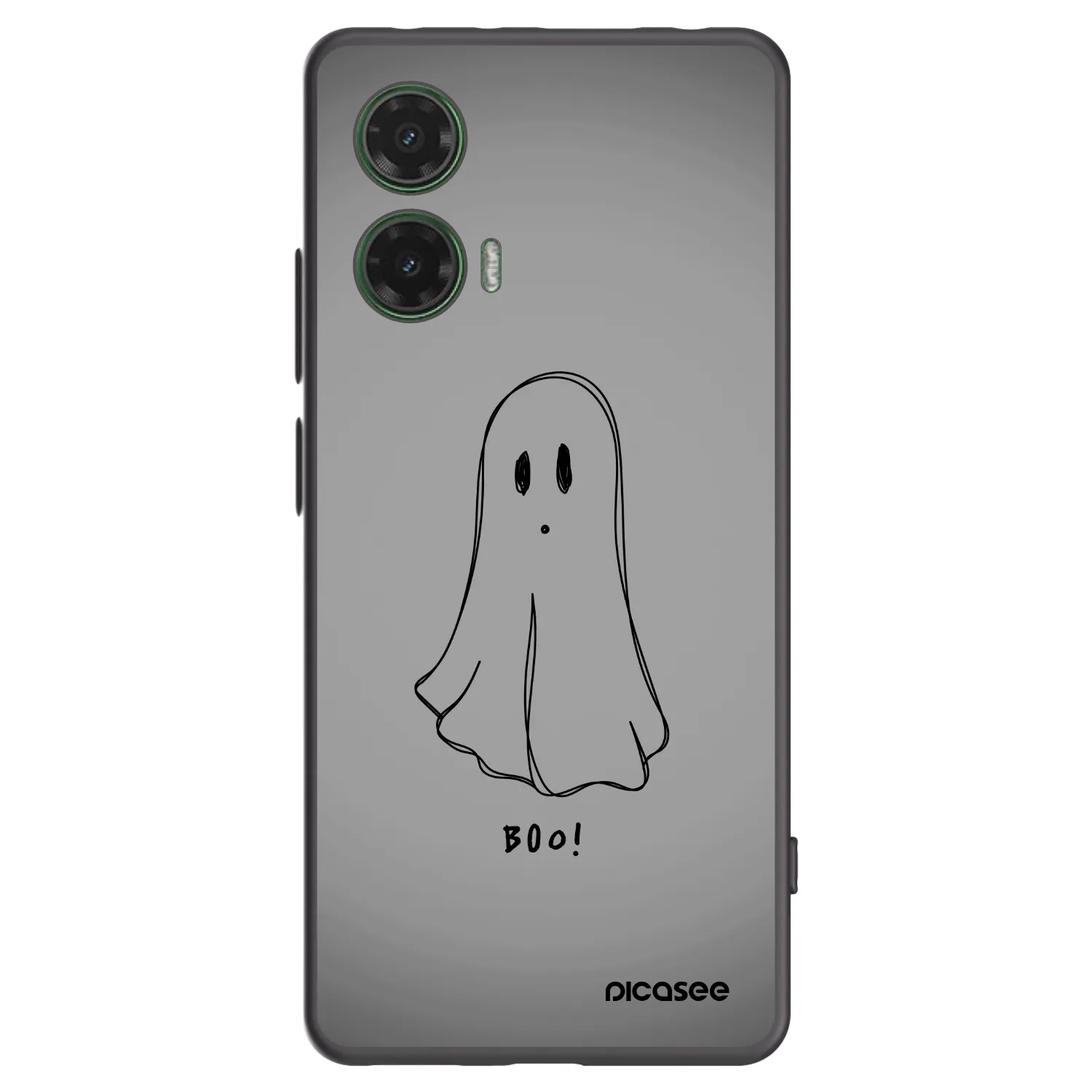 Picasee silikónový čierny obal pre Motorola Moto G35 5G - Ghost