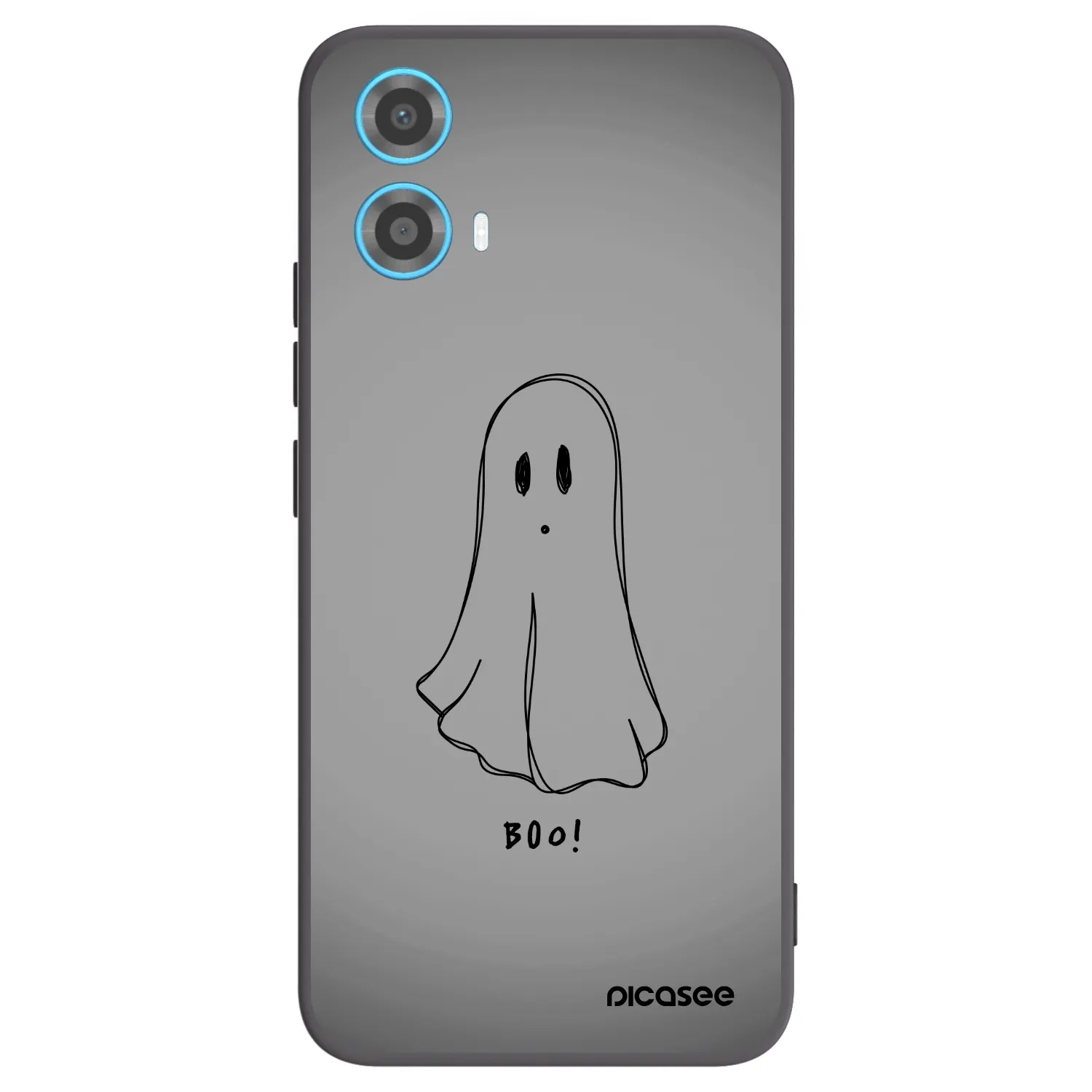 Picasee silikónový čierny obal pre Motorola Moto G34 5G - Ghost