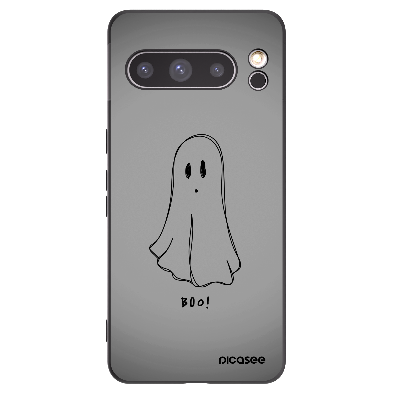 Picasee silikónový čierny obal pre Google Pixel 8 Pro - Ghost
