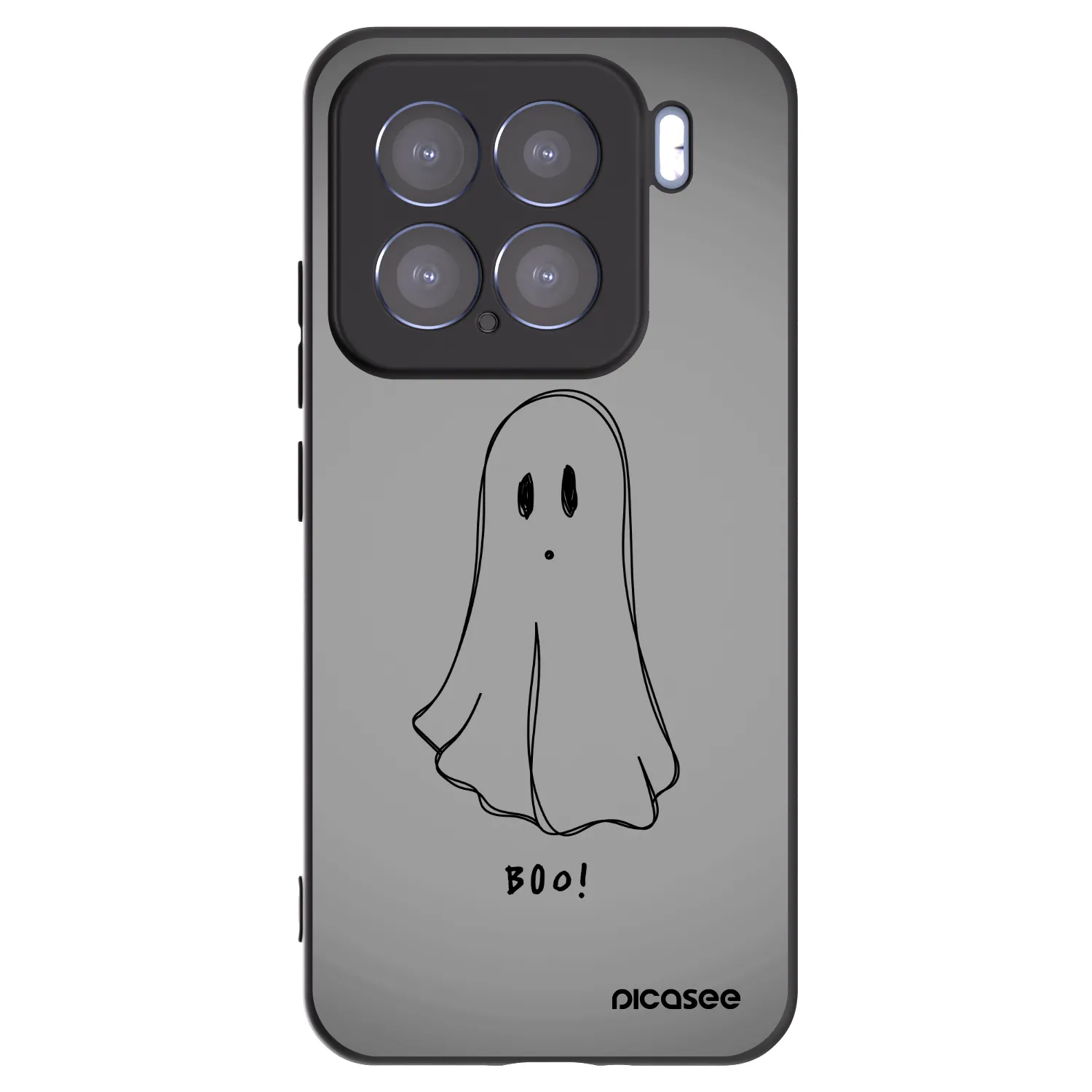 Picasee silikónový čierny obal pre Xiaomi 15 - Ghost