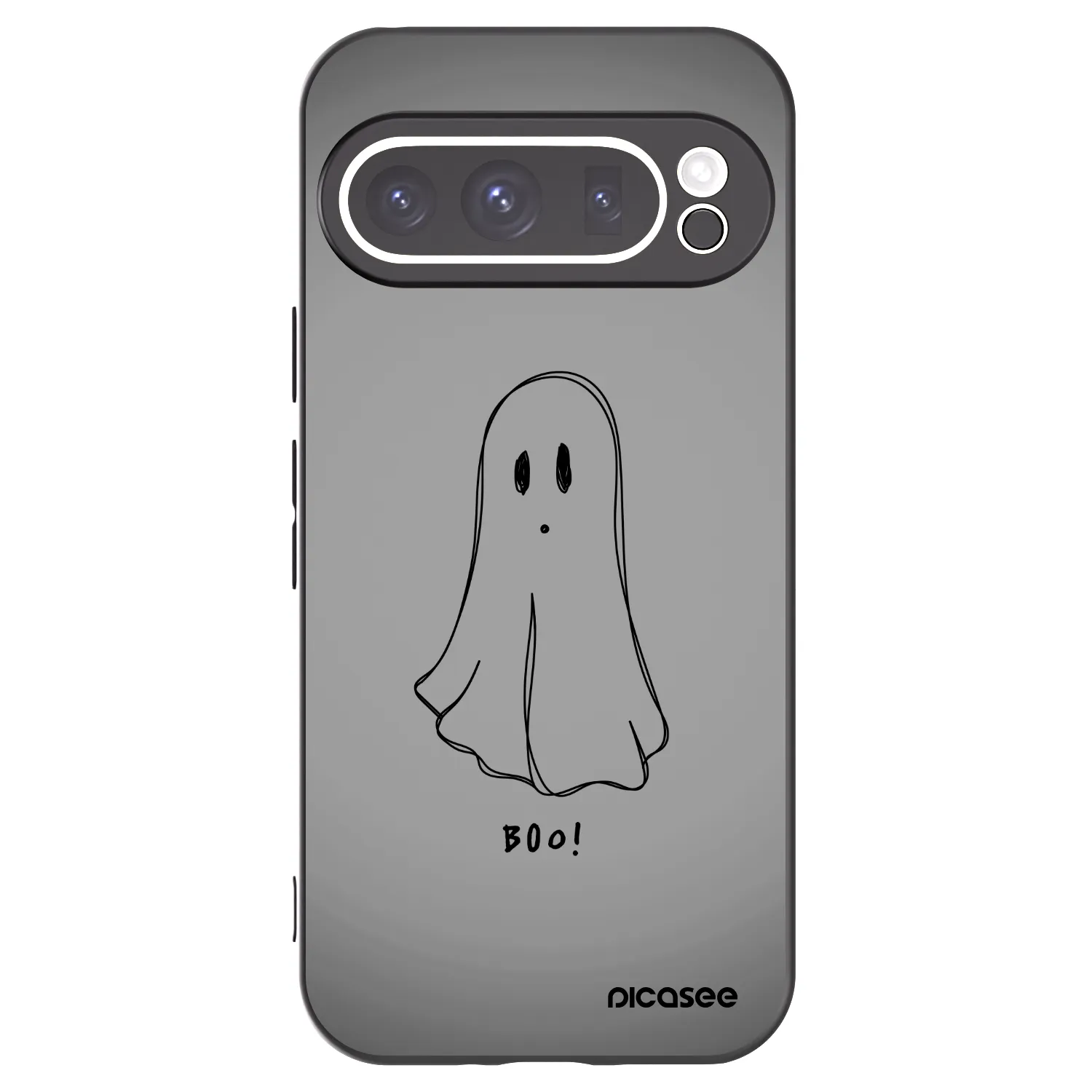 Picasee silikónový čierny obal pre Google Pixel 9 Pro - Ghost