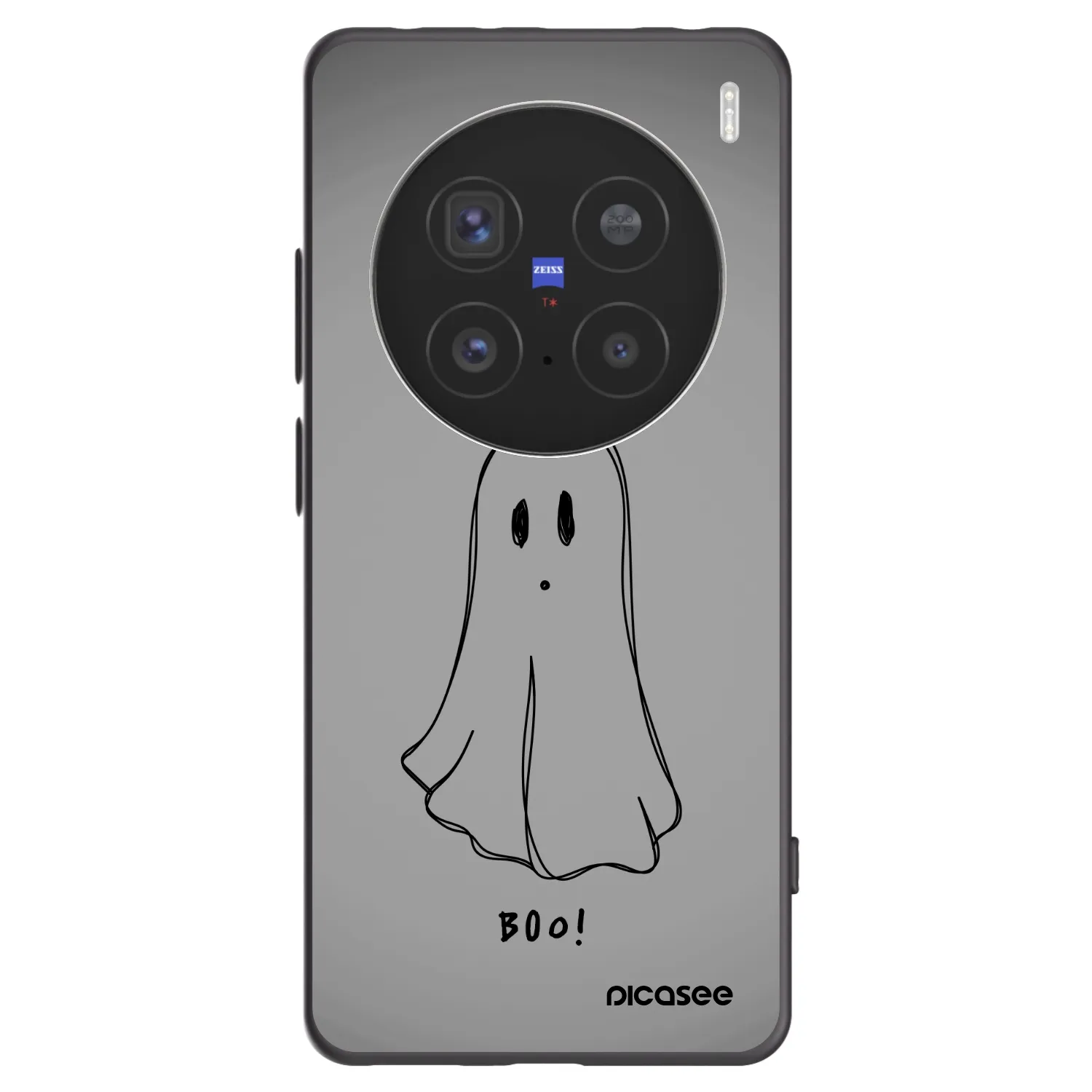Picasee silikónový čierny obal pre Vivo X200 Pro - Ghost