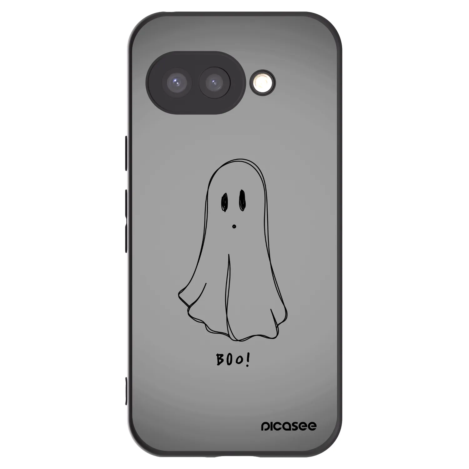 Picasee silikónový čierny obal pre Google Pixel 9a - Ghost