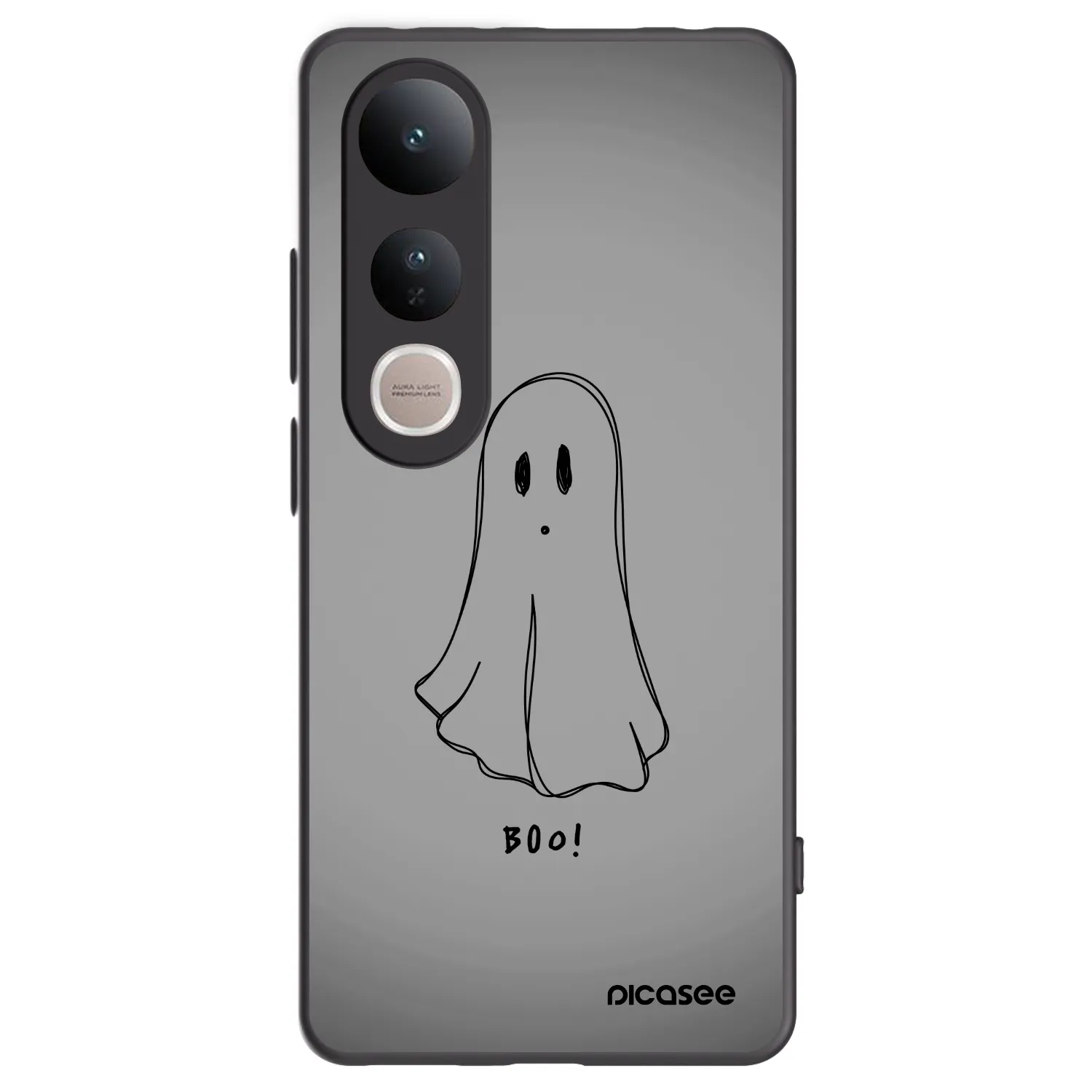 Picasee silikónový čierny obal pre Vivo V50 Lite 5G - Ghost