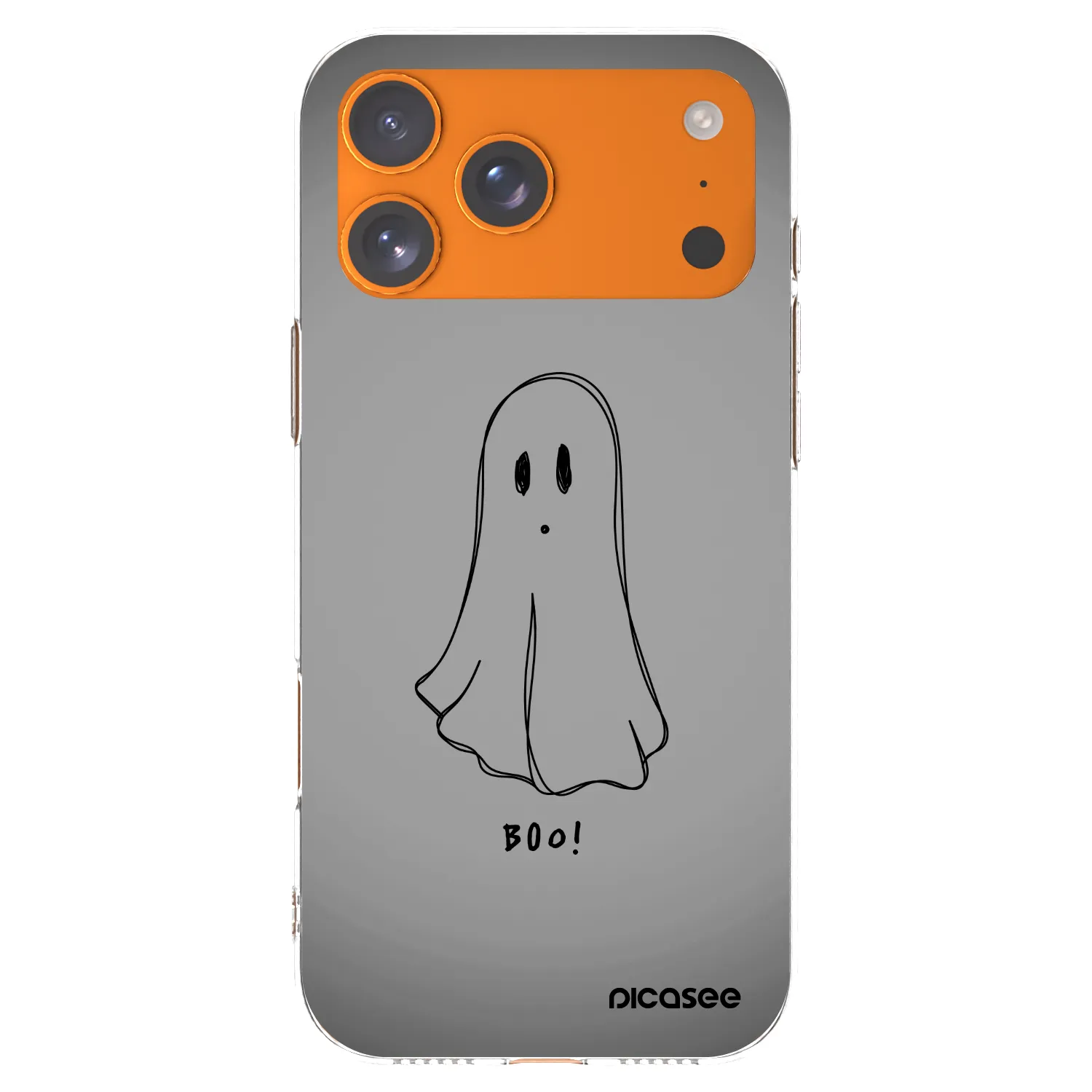 Picasee silikónový prehľadný obal pre Apple iPhone 17 Pro Max - Ghost