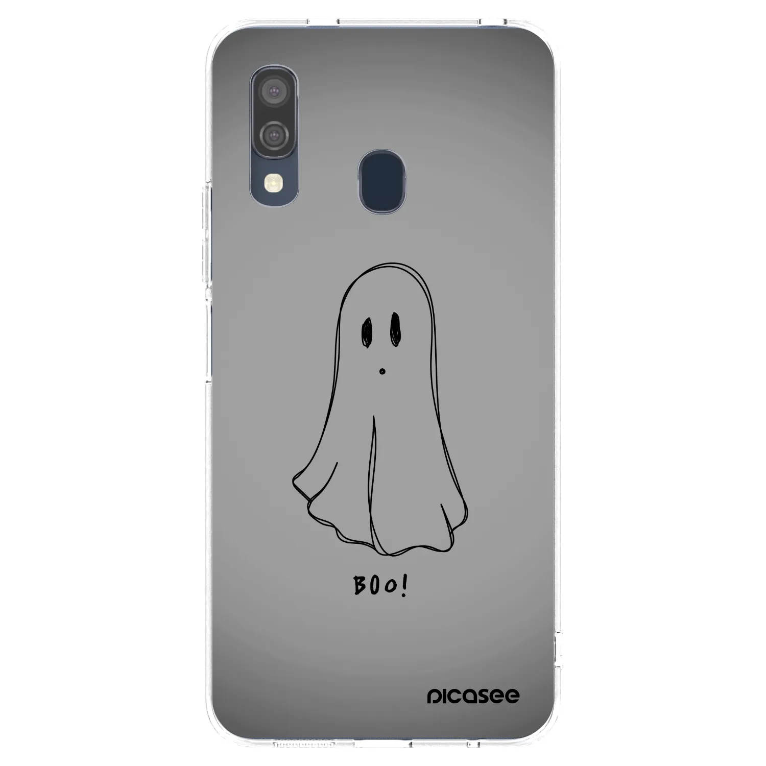 Picasee silikónový prehľadný obal pre Samsung Galaxy A40 A405F - Ghost