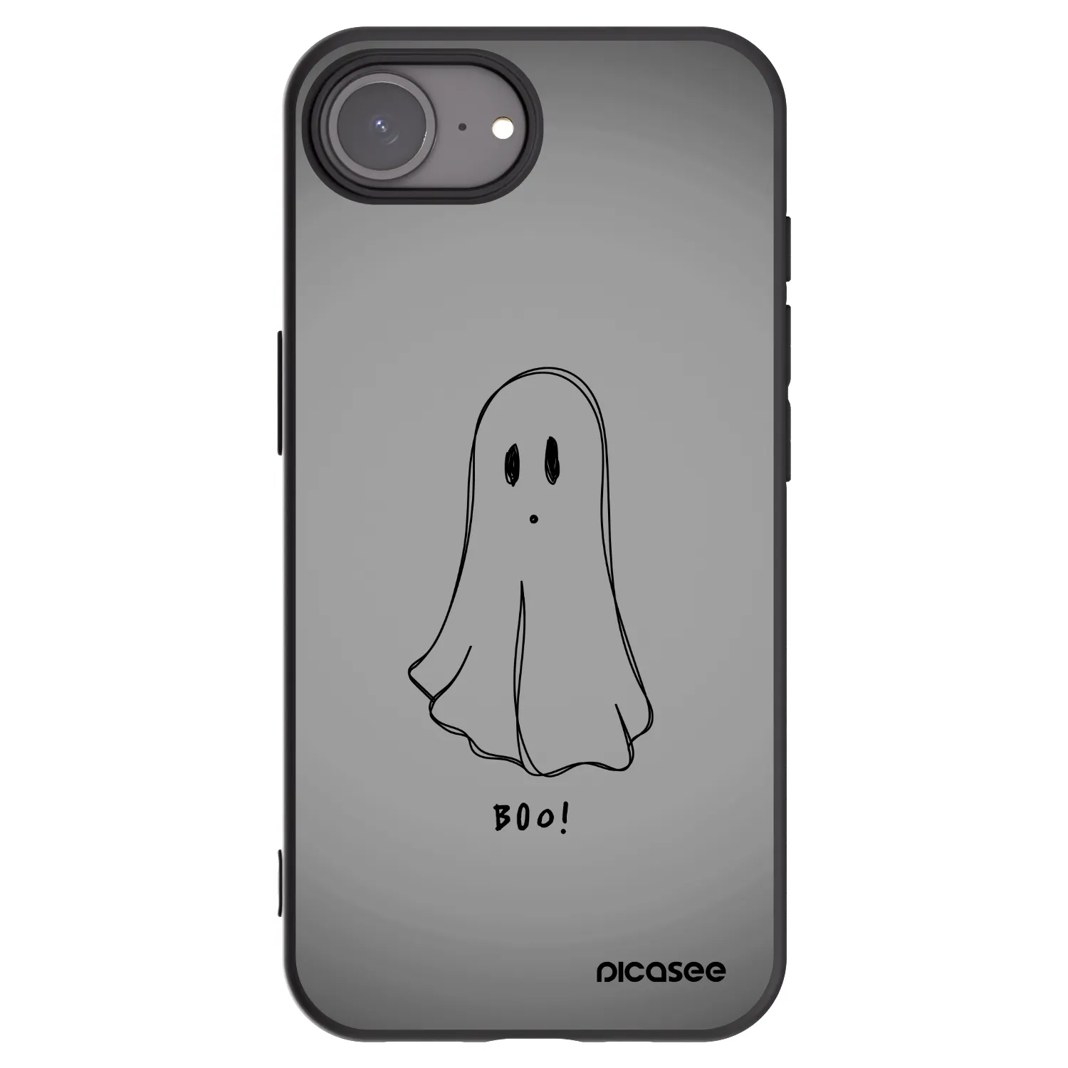 Picasee silikónový čierny obal pre Apple iPhone 17e - Ghost