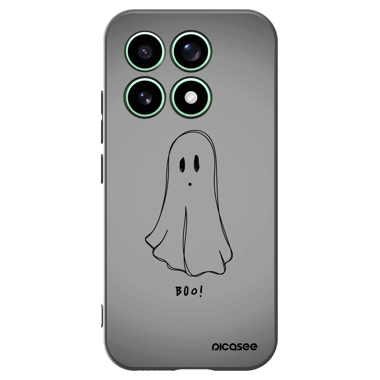 Picasee silikónový čierny obal pre Xiaomi 17 - Ghost