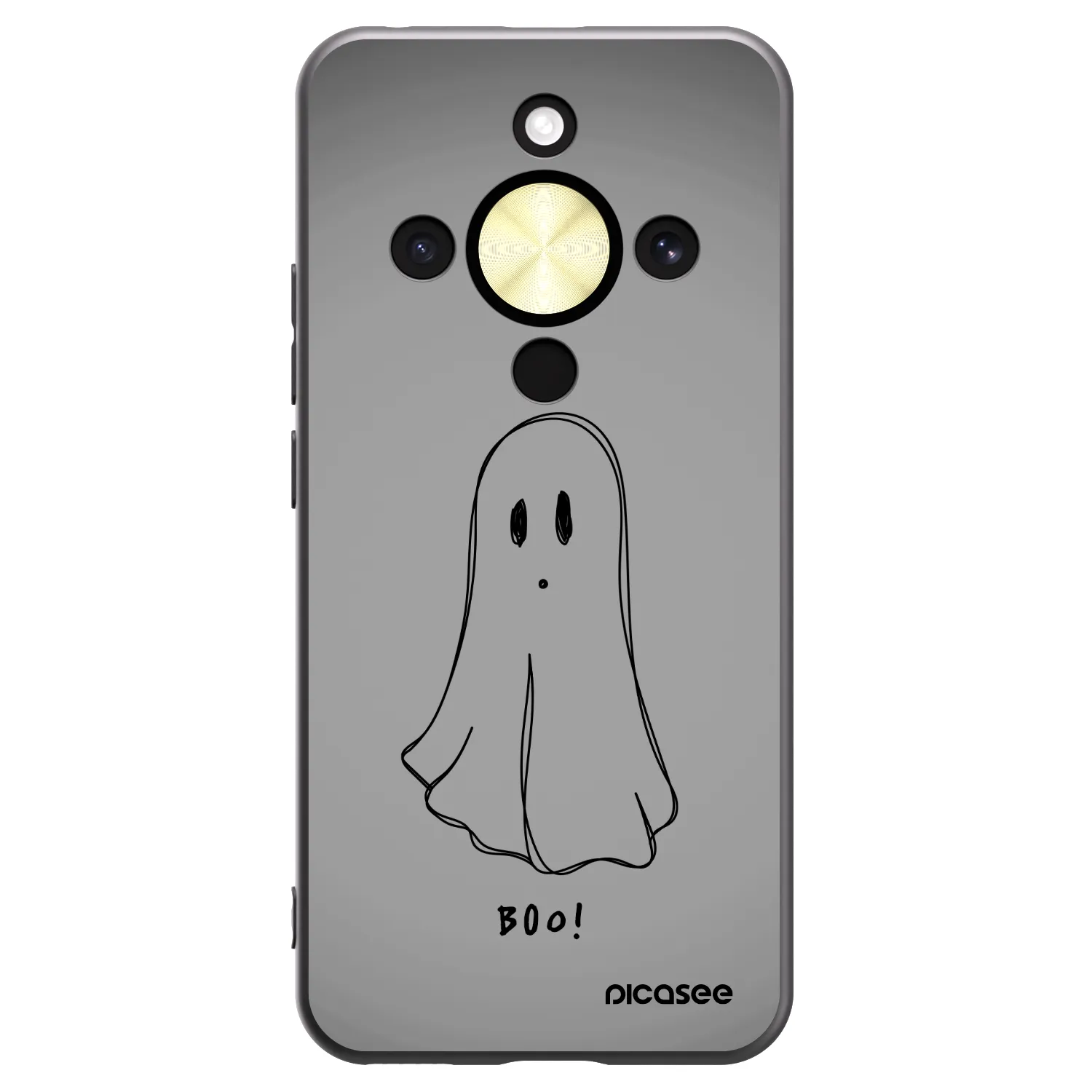 Picasee silikónový čierny obal pre Honor Magic8 Lite 5G - Ghost