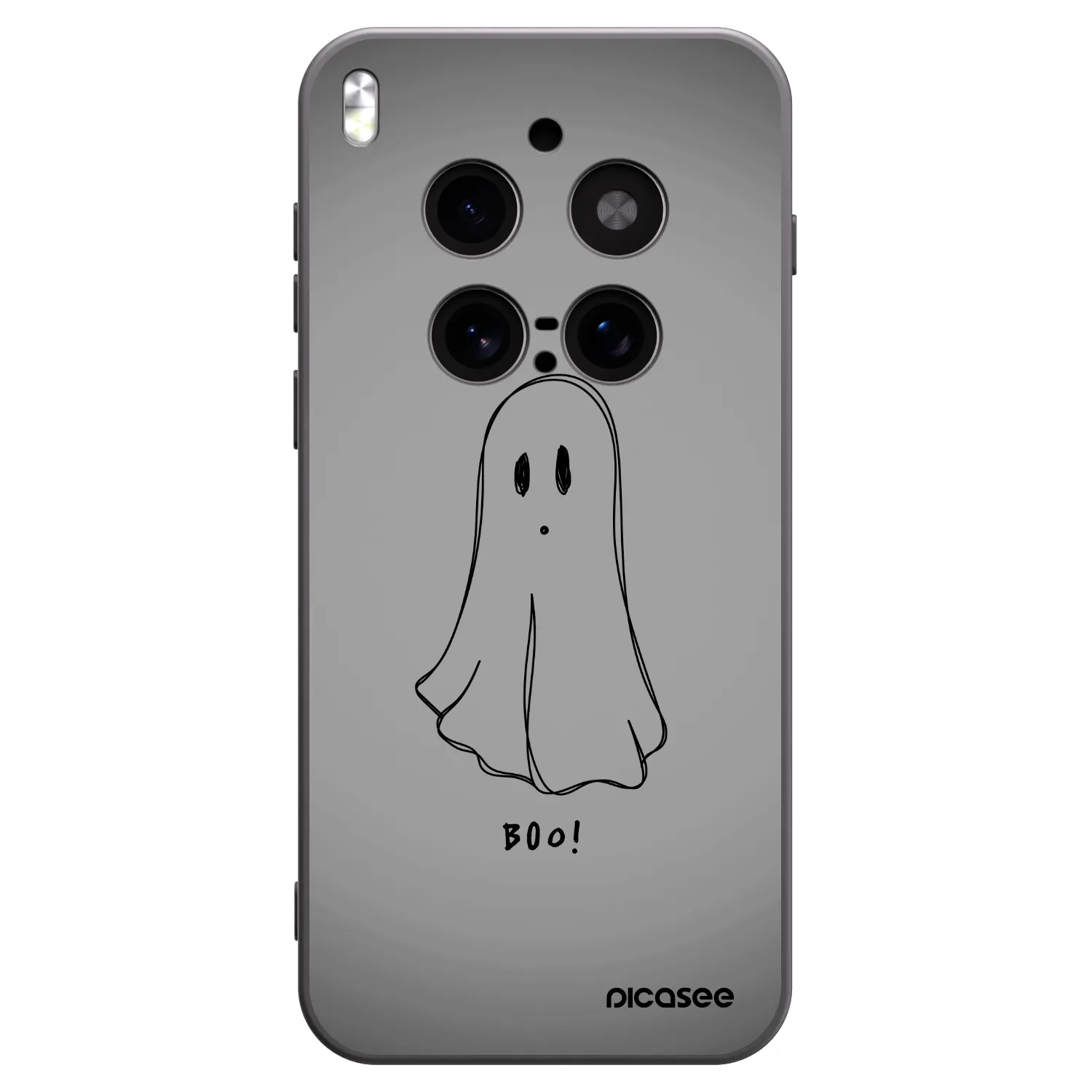 Picasee silikónový čierny obal pre Vivo X300 Pro - Ghost