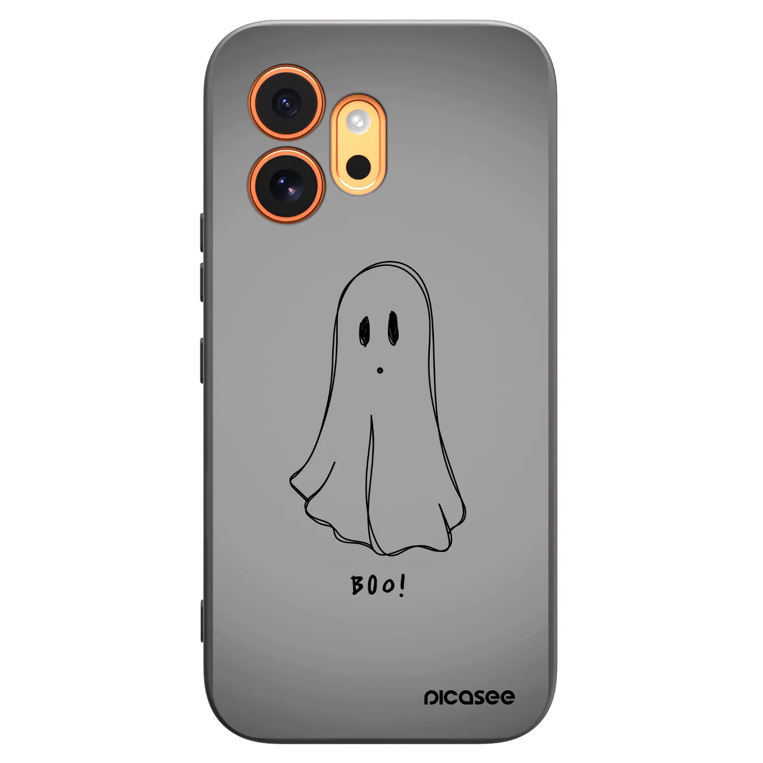 Picasee silikónový čierny obal pre Honor 600 - Ghost
