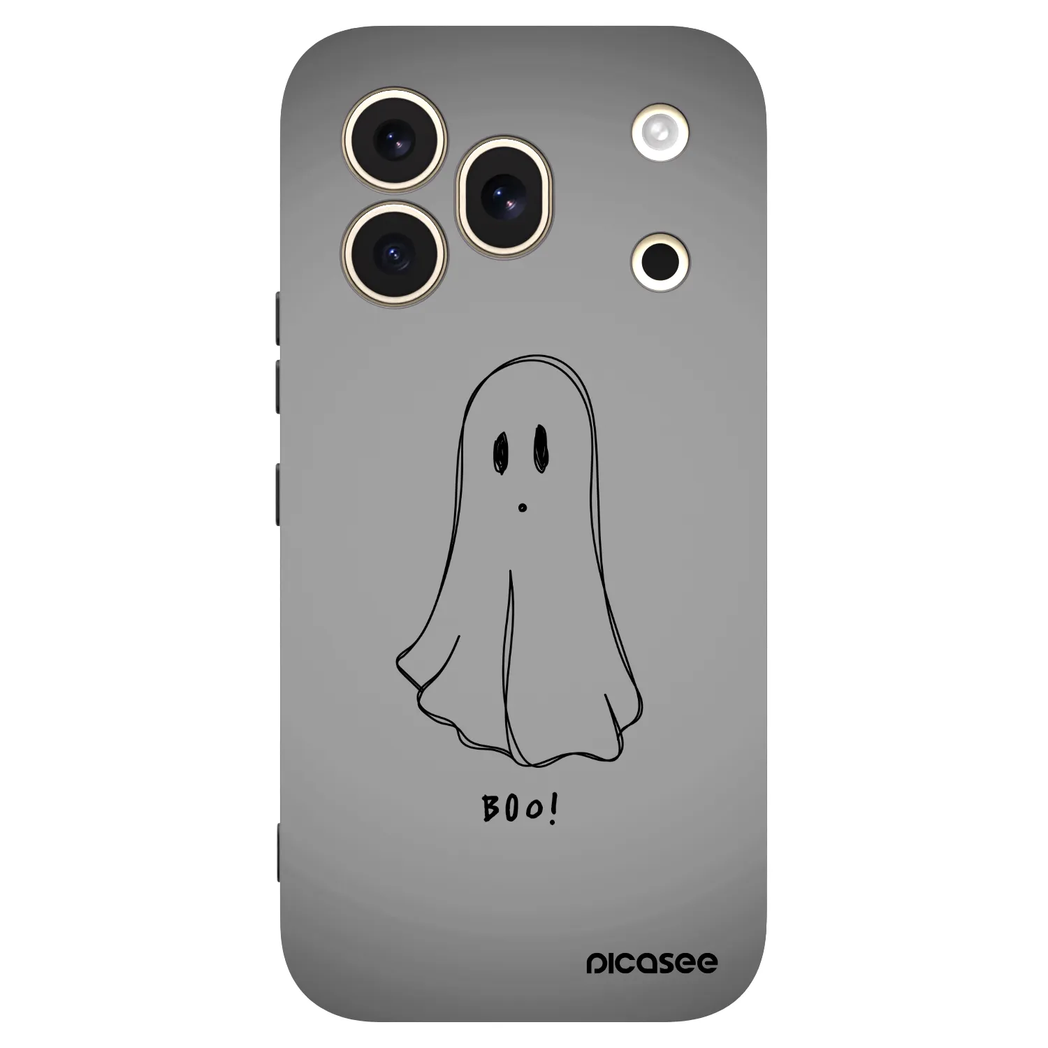 Picasee silikónový čierny obal pre Honor 600 Pro - Ghost