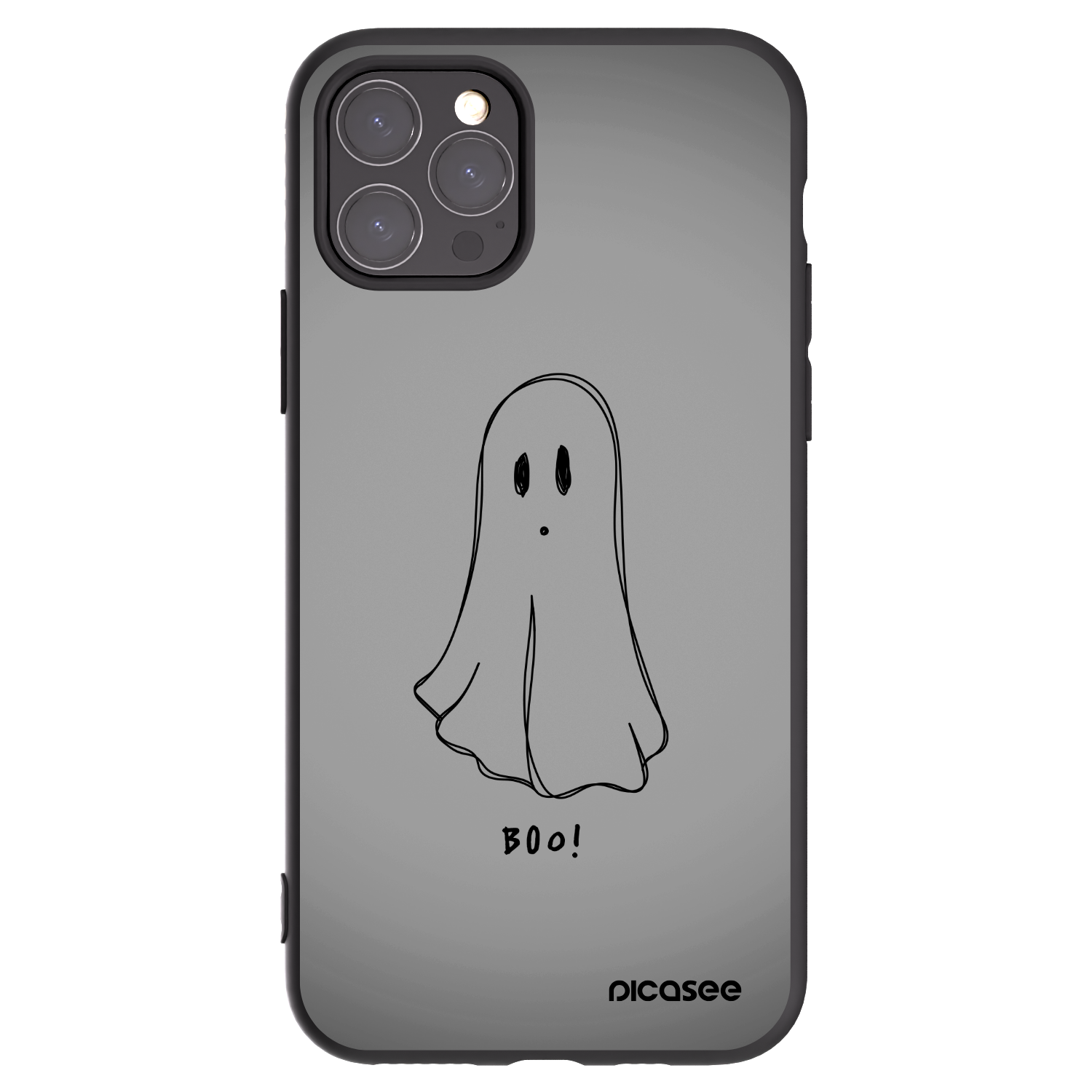 Picasee silikónový čierny obal pre Apple iPhone 11 Pro - Ghost