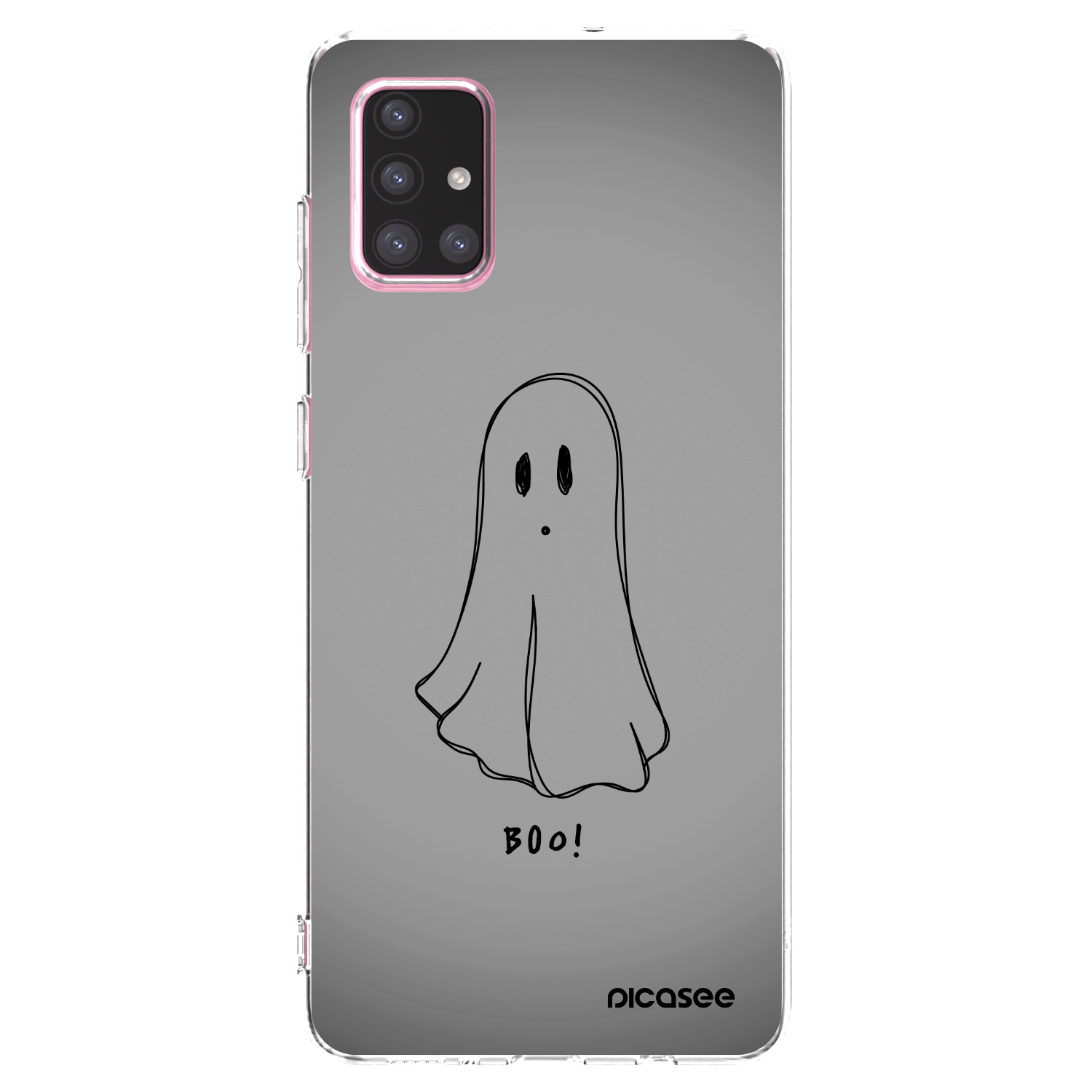 Picasee silikónový prehľadný obal pre Samsung Galaxy A71 A715F - Ghost