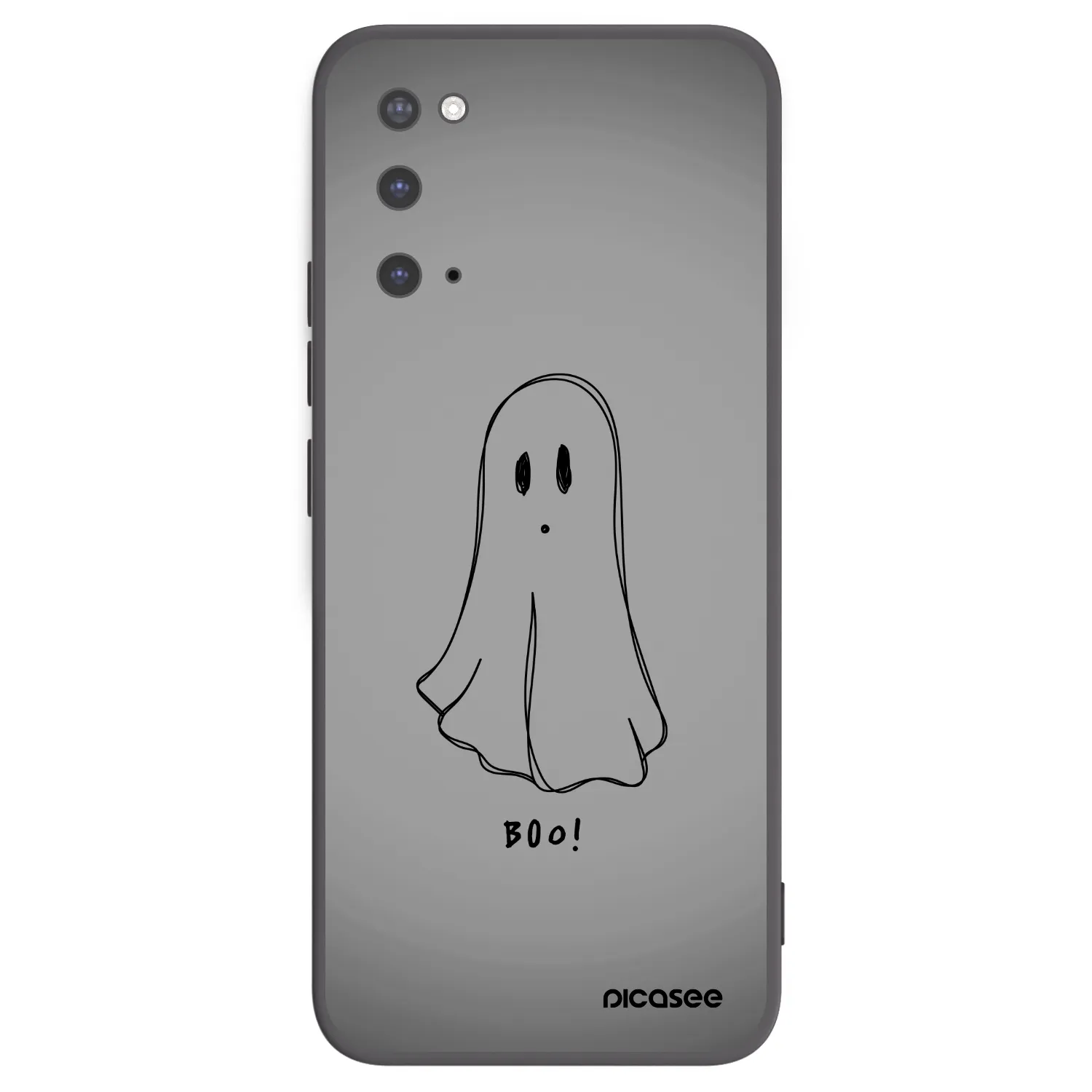 Picasee silikónový čierny obal pre Samsung Galaxy S20 G980F - Ghost