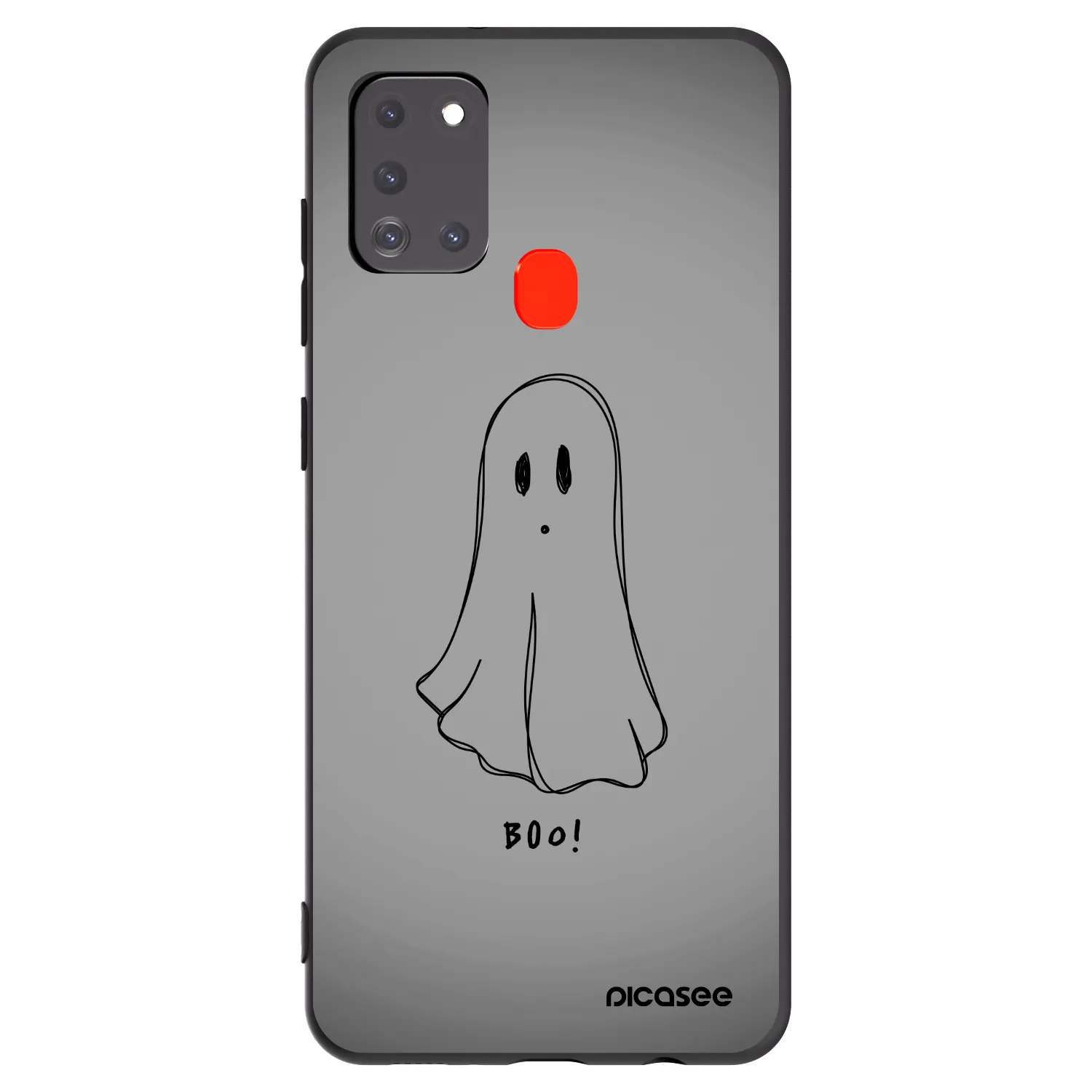 Picasee silikónový čierny obal pre Samsung Galaxy A21s - Ghost