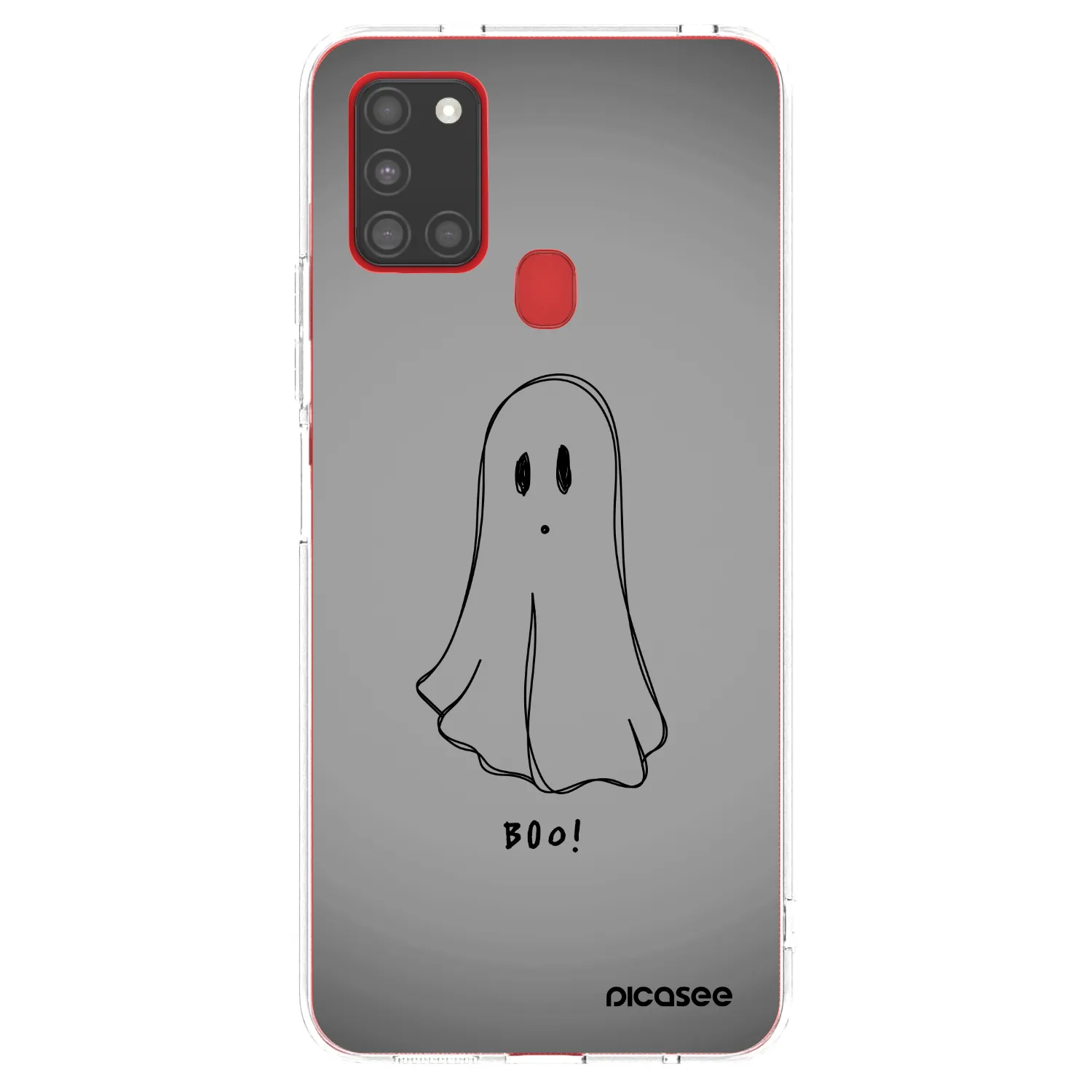Picasee silikónový prehľadný obal pre Samsung Galaxy A21s - Ghost