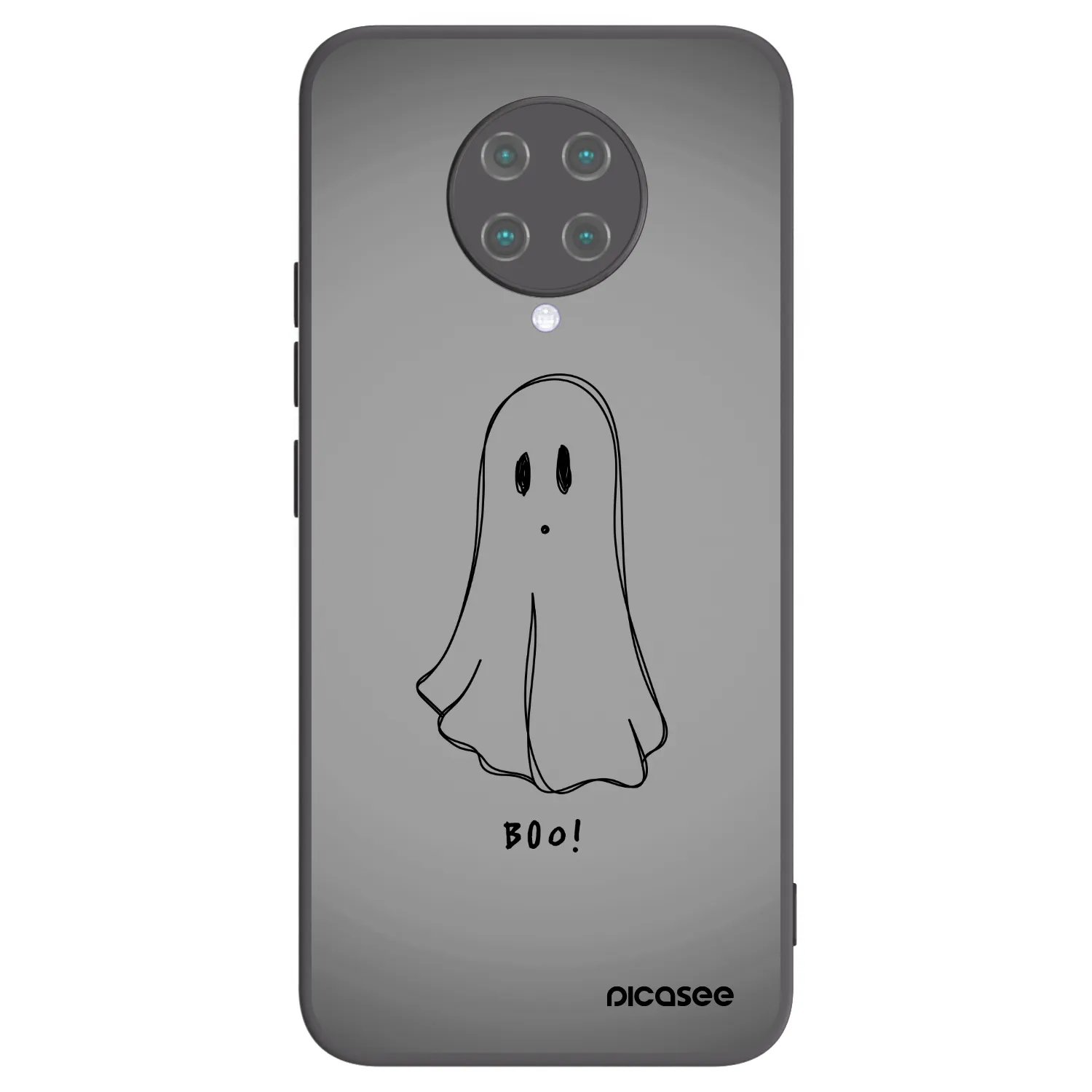 Picasee silikónový čierny obal pre Xiaomi Poco F2 Pro - Ghost