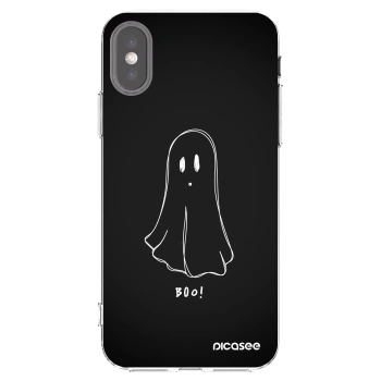 Picasee silikónový prehľadný obal pre Apple iPhone X/XS - Ghost 2