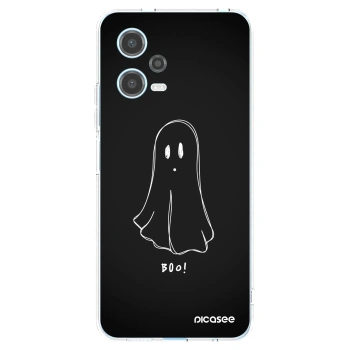 Picasee silikónový prehľadný obal pre Xiaomi Redmi Note 12 5G - Ghost 2