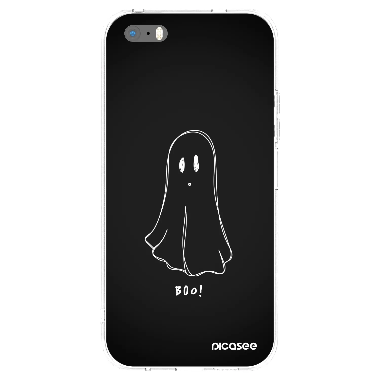Picasee silikónový prehľadný obal pre Apple iPhone 5/5S/SE - Ghost 2