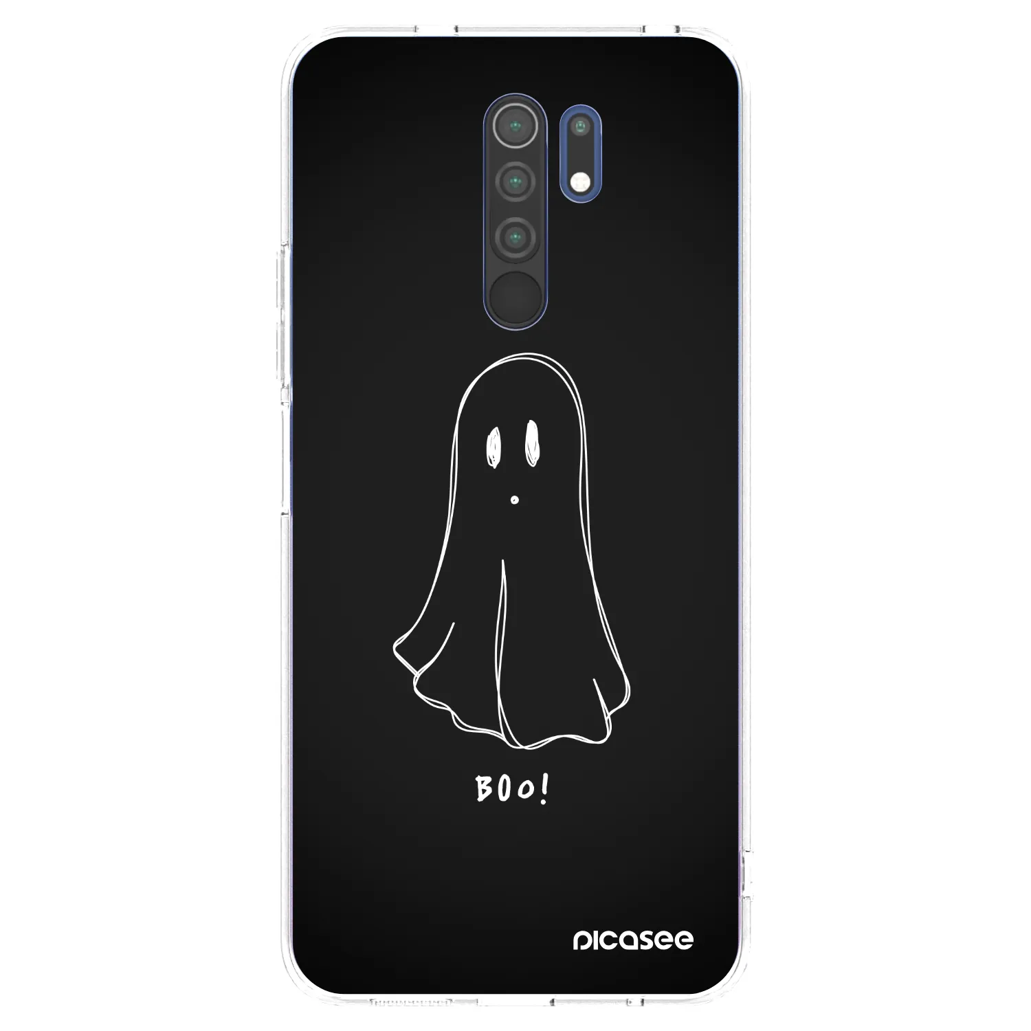 Picasee silikónový prehľadný obal pre Xiaomi Redmi 9 - Ghost 2